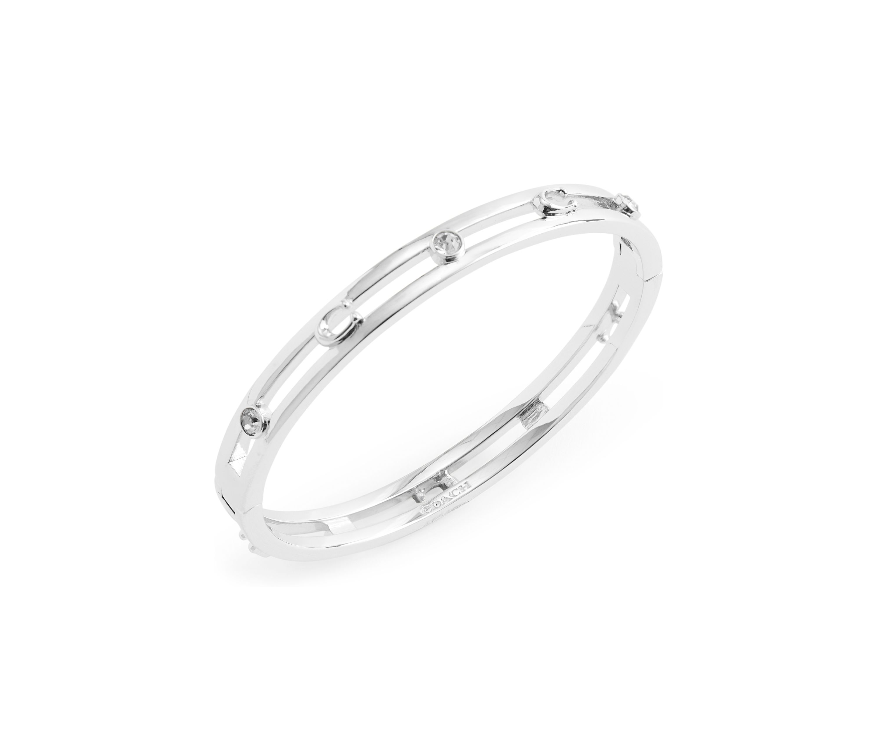 Signature C Open Bangle Bracelet