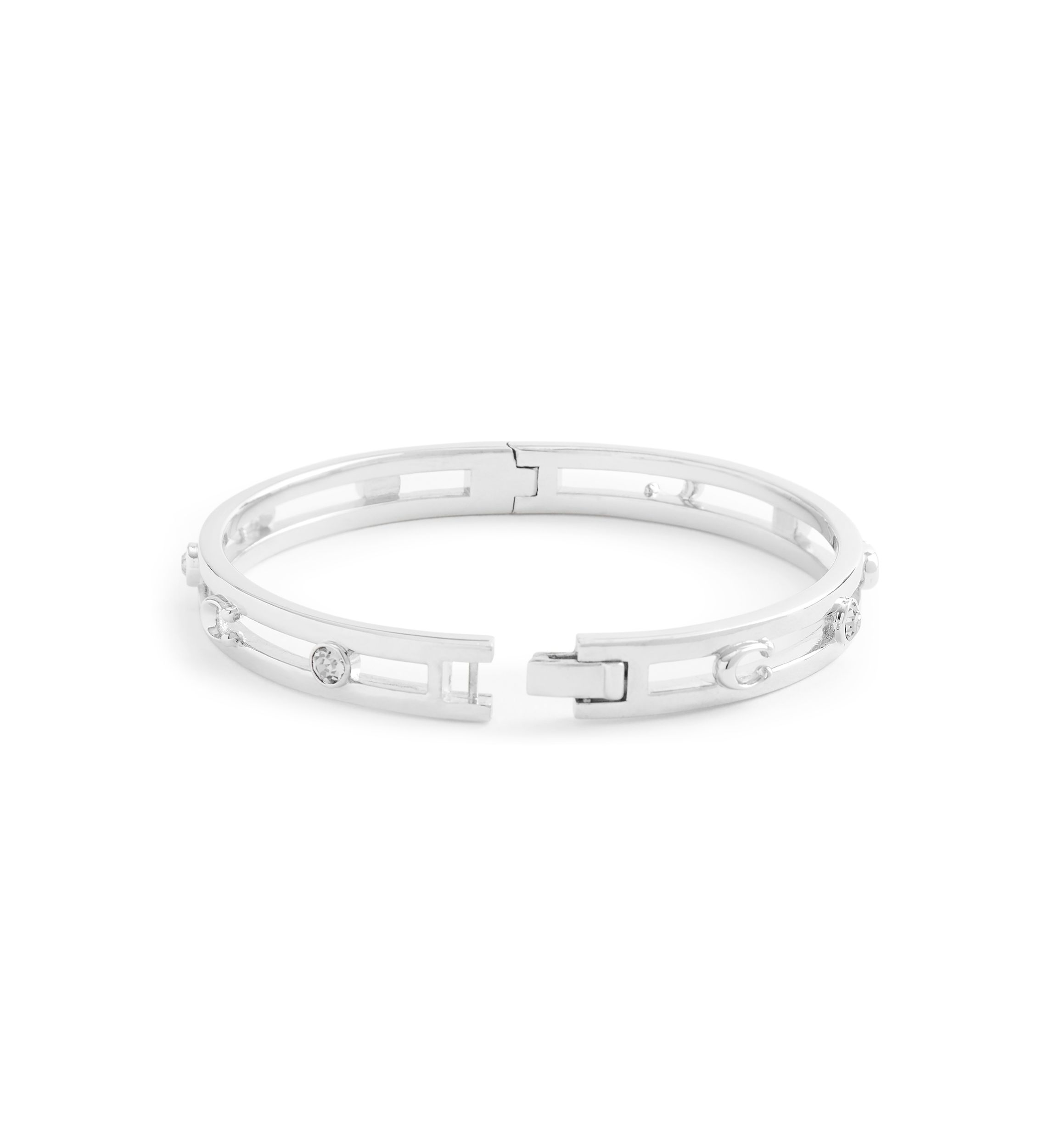 Signature C Open Bangle Bracelet