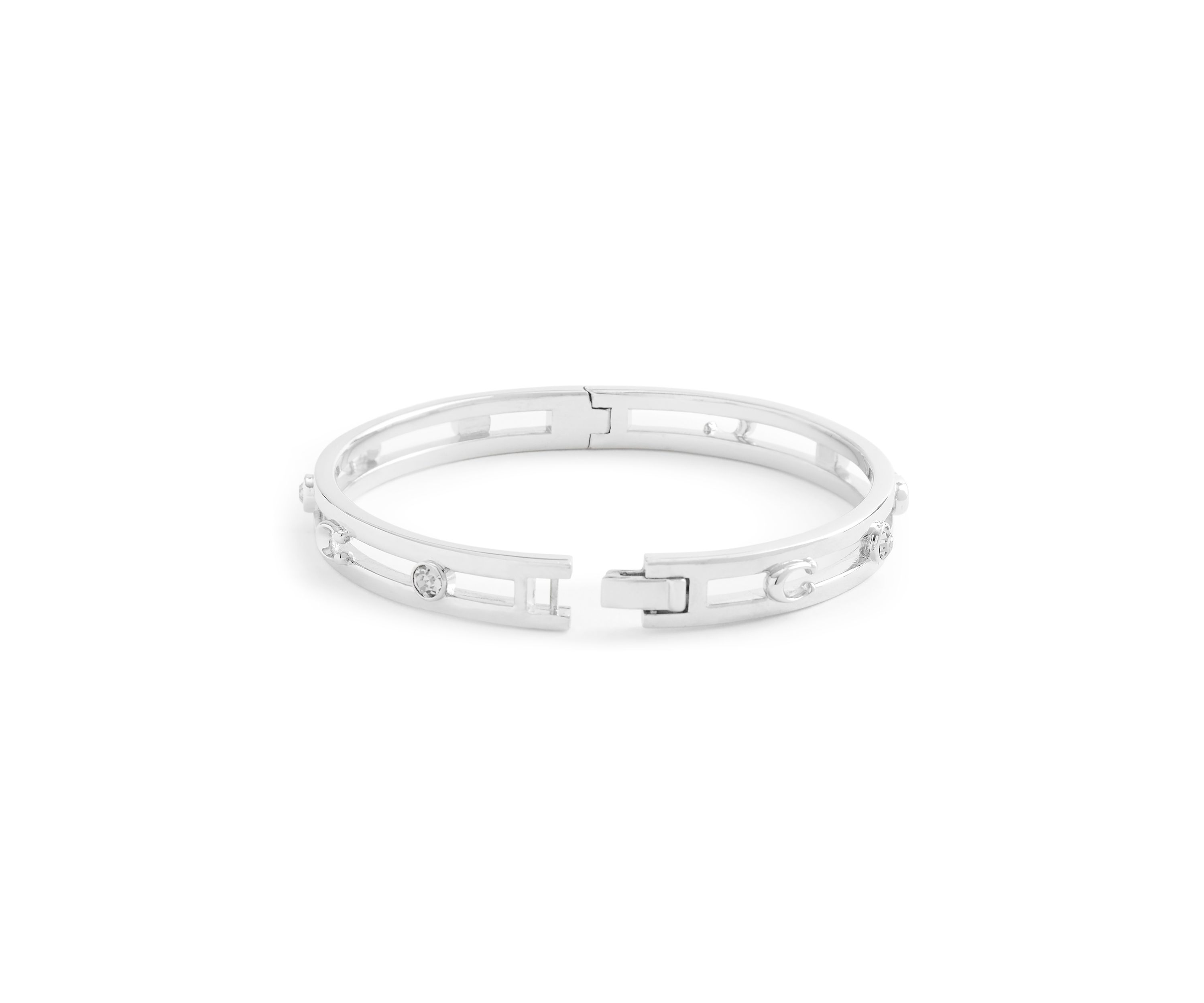 Signature C Open Bangle Bracelet