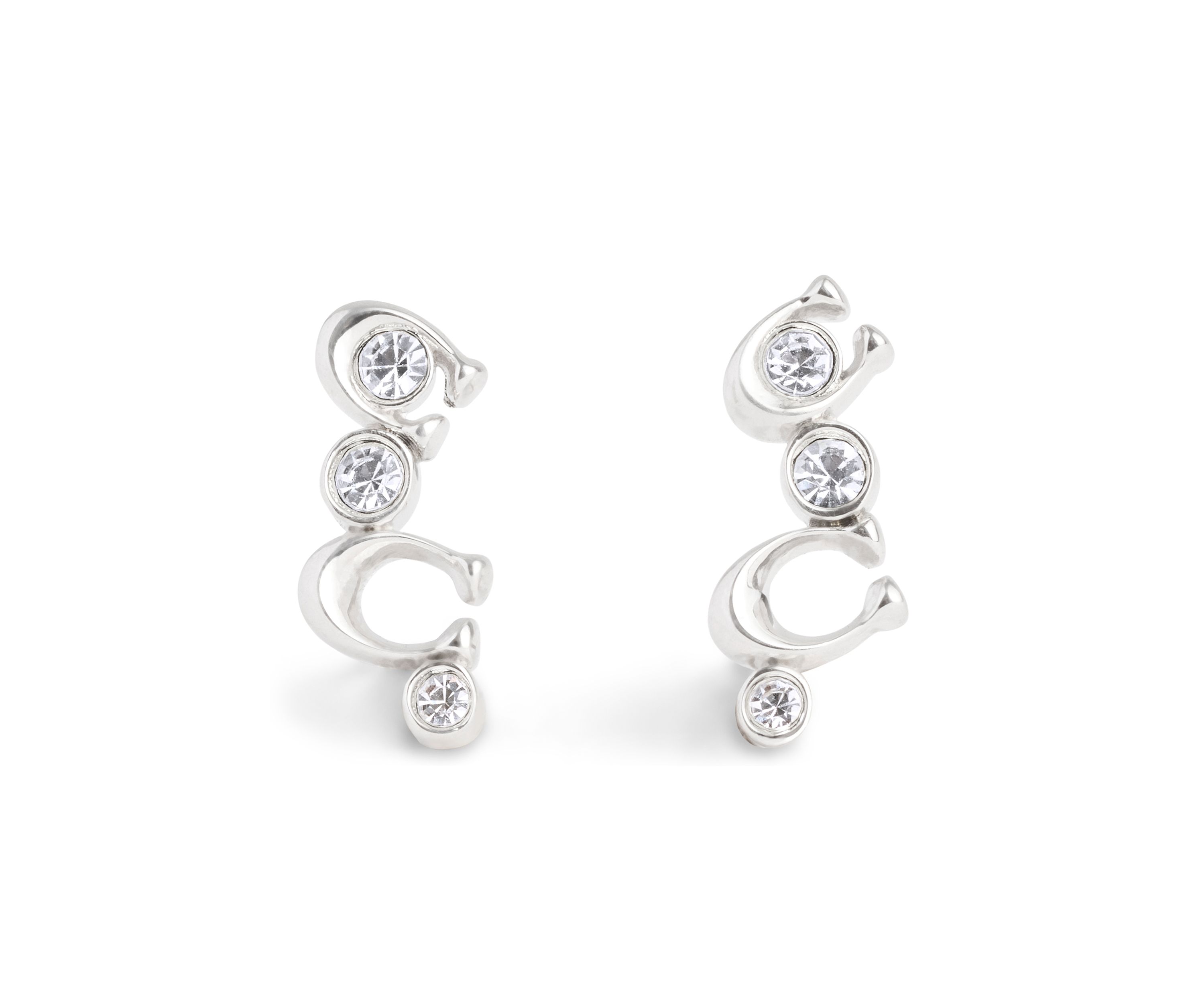 Signature C Stone Crawler Earrings