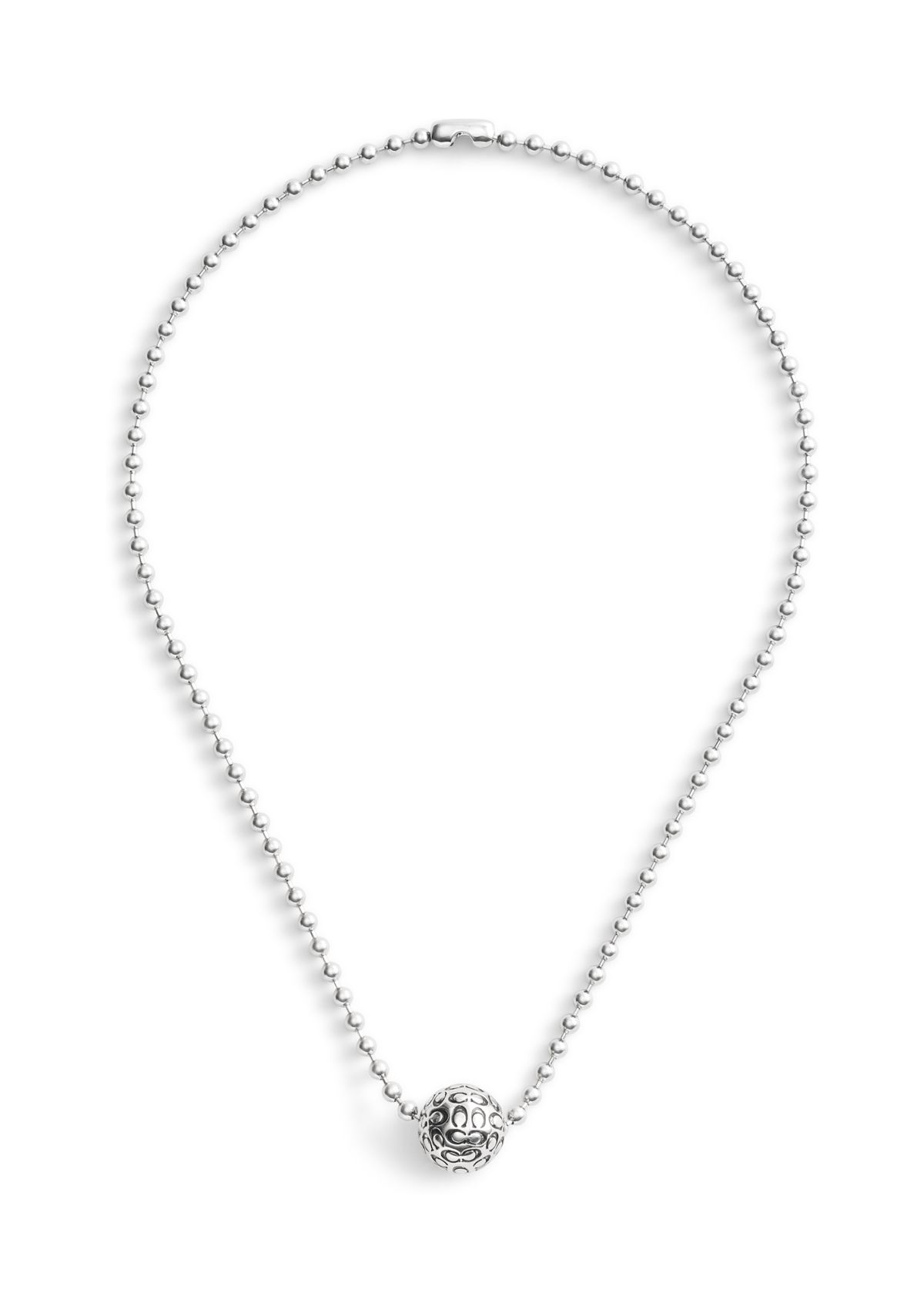 Signature Quilted Orb Pendant Necklace