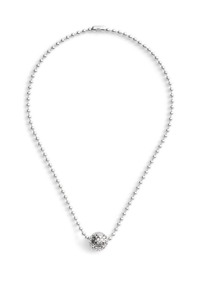 Signature Quilted Orb Pendant Necklace