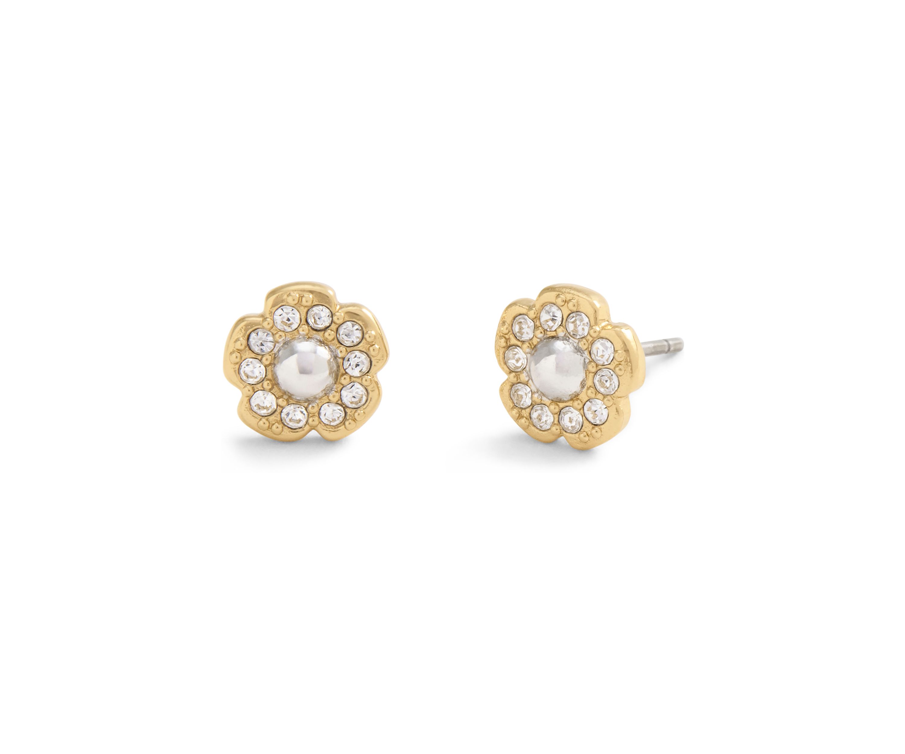 Signature Mini Tea Rose Stud Earrings