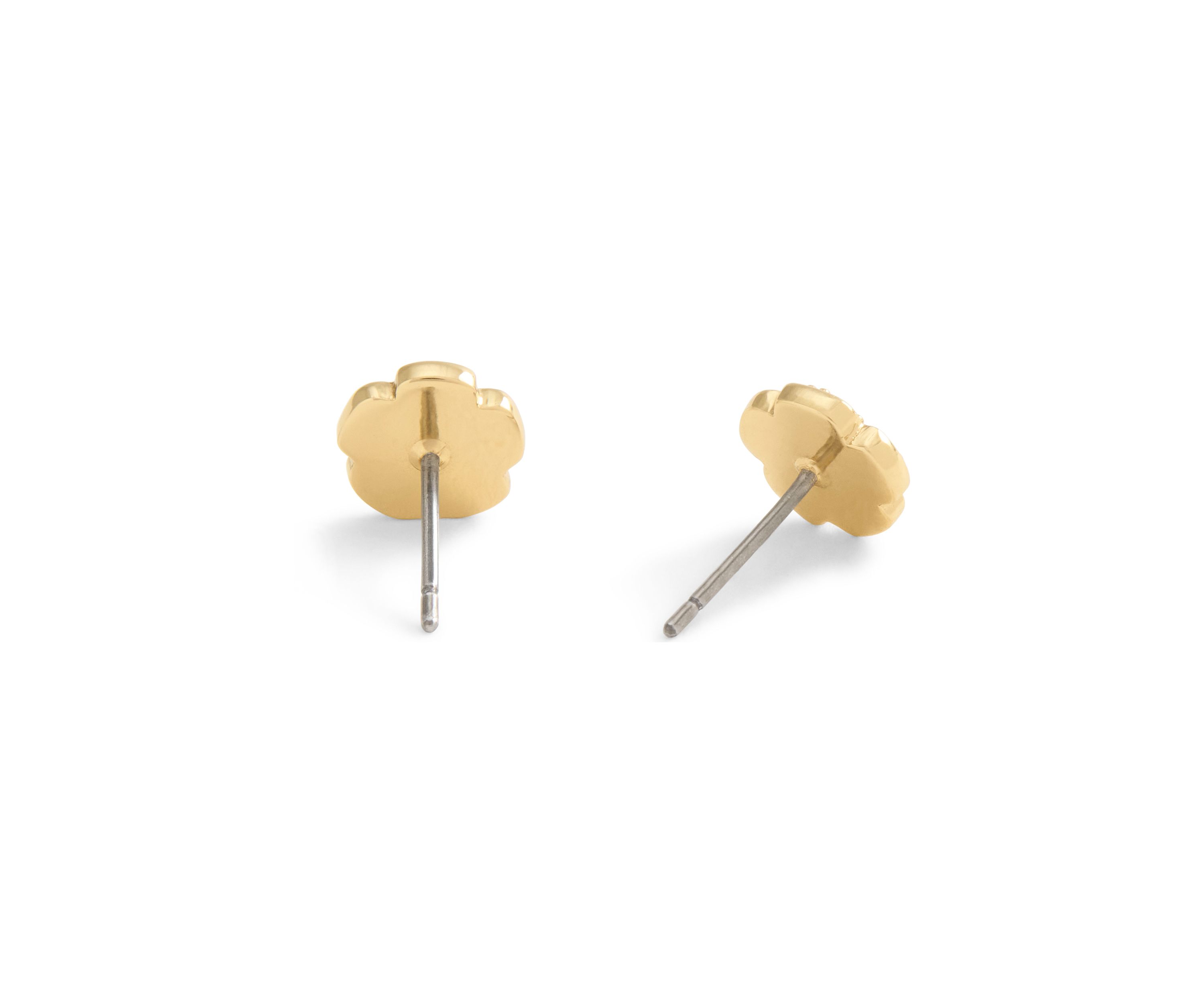 Signature Mini Tea Rose Stud Earrings