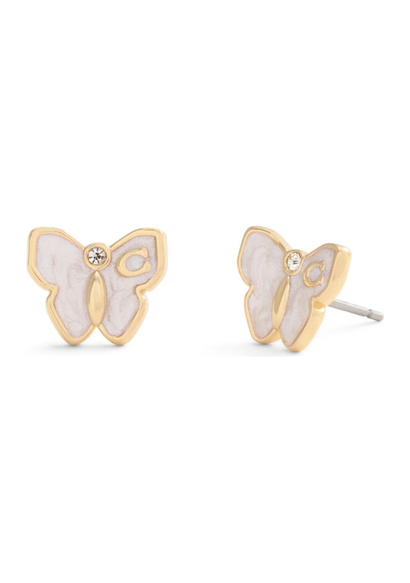 Signature Butterfly Stud Earrings