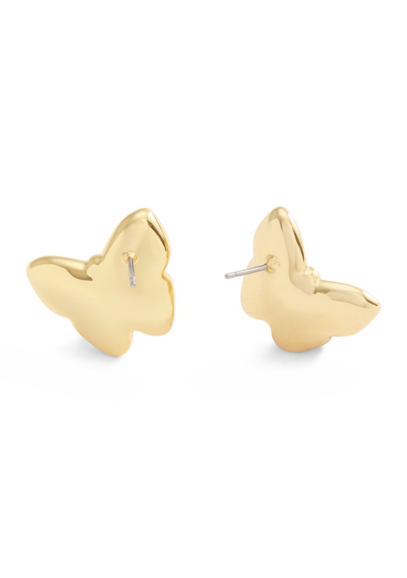 Signature Mother of Pearl Butterfly Stud Earrings