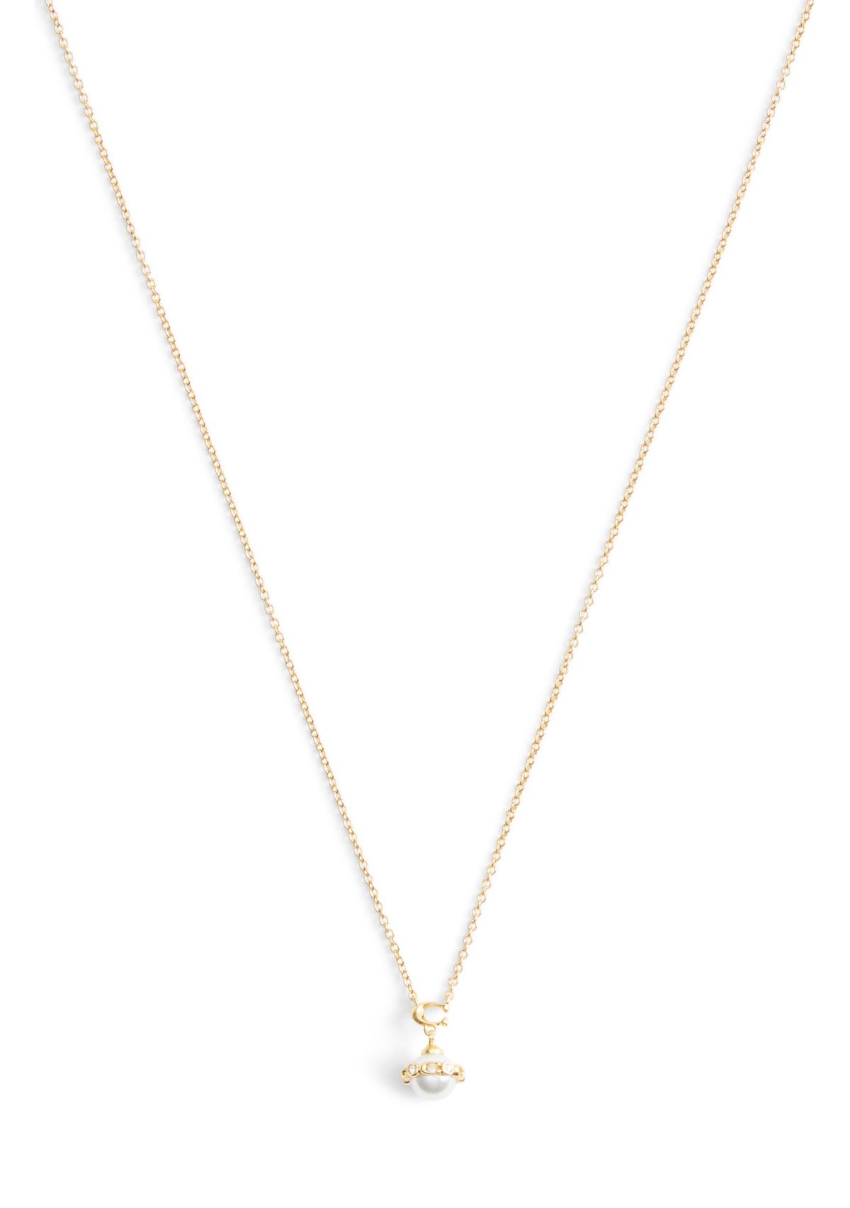 Signature Pearl Orb Pendant Necklace