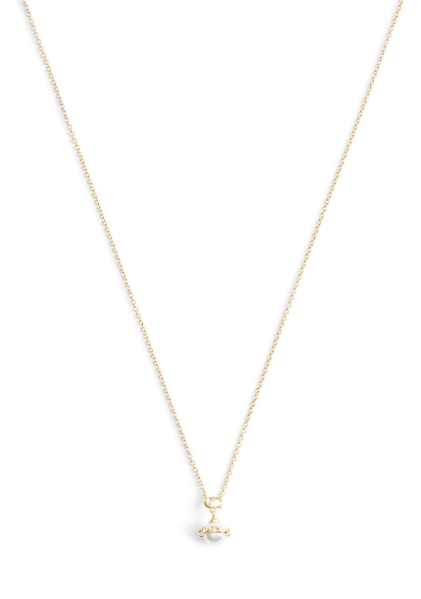 Signature Pearl Orb Pendant Necklace