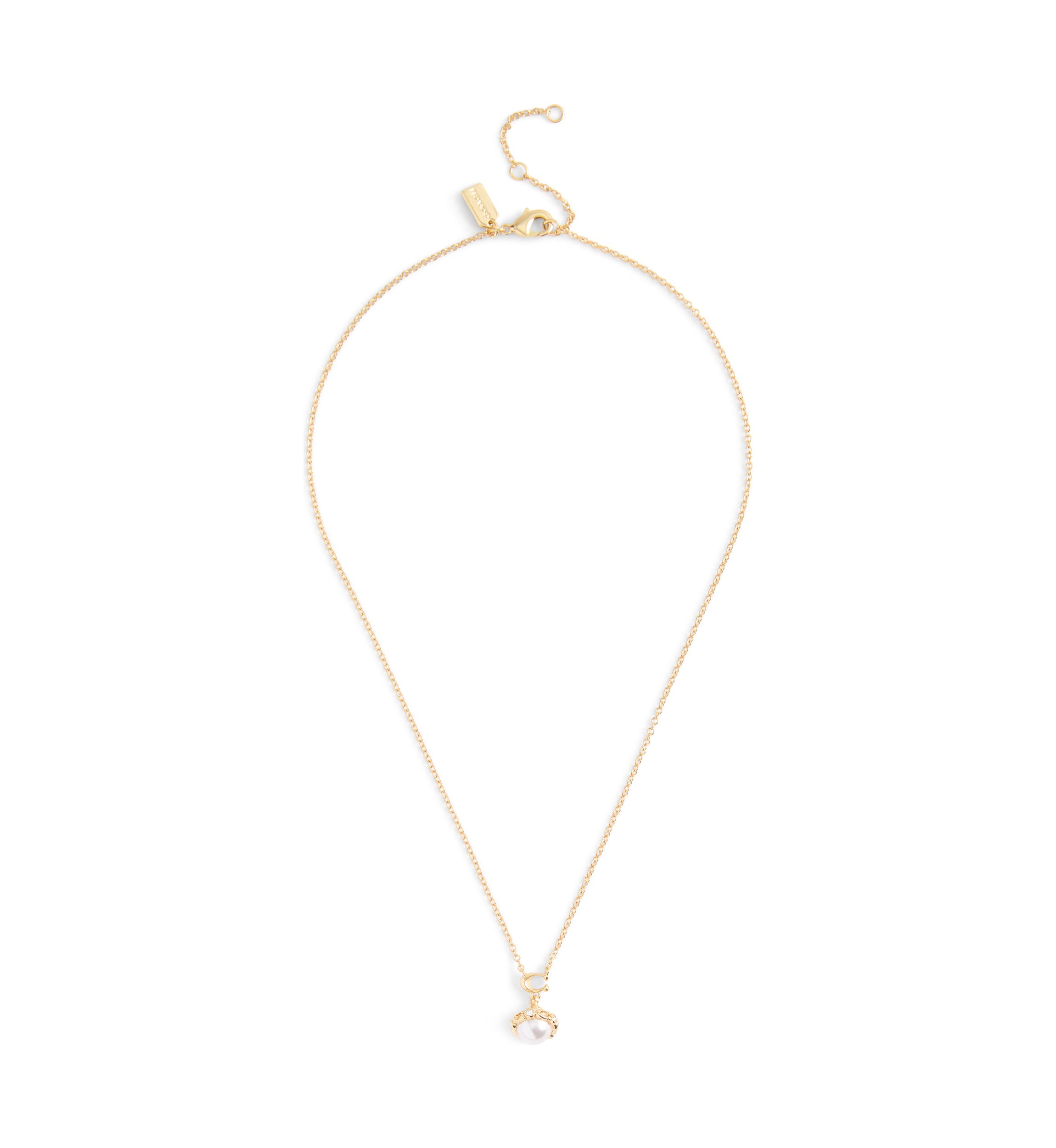 Signature Pearl Orb Pendant Necklace