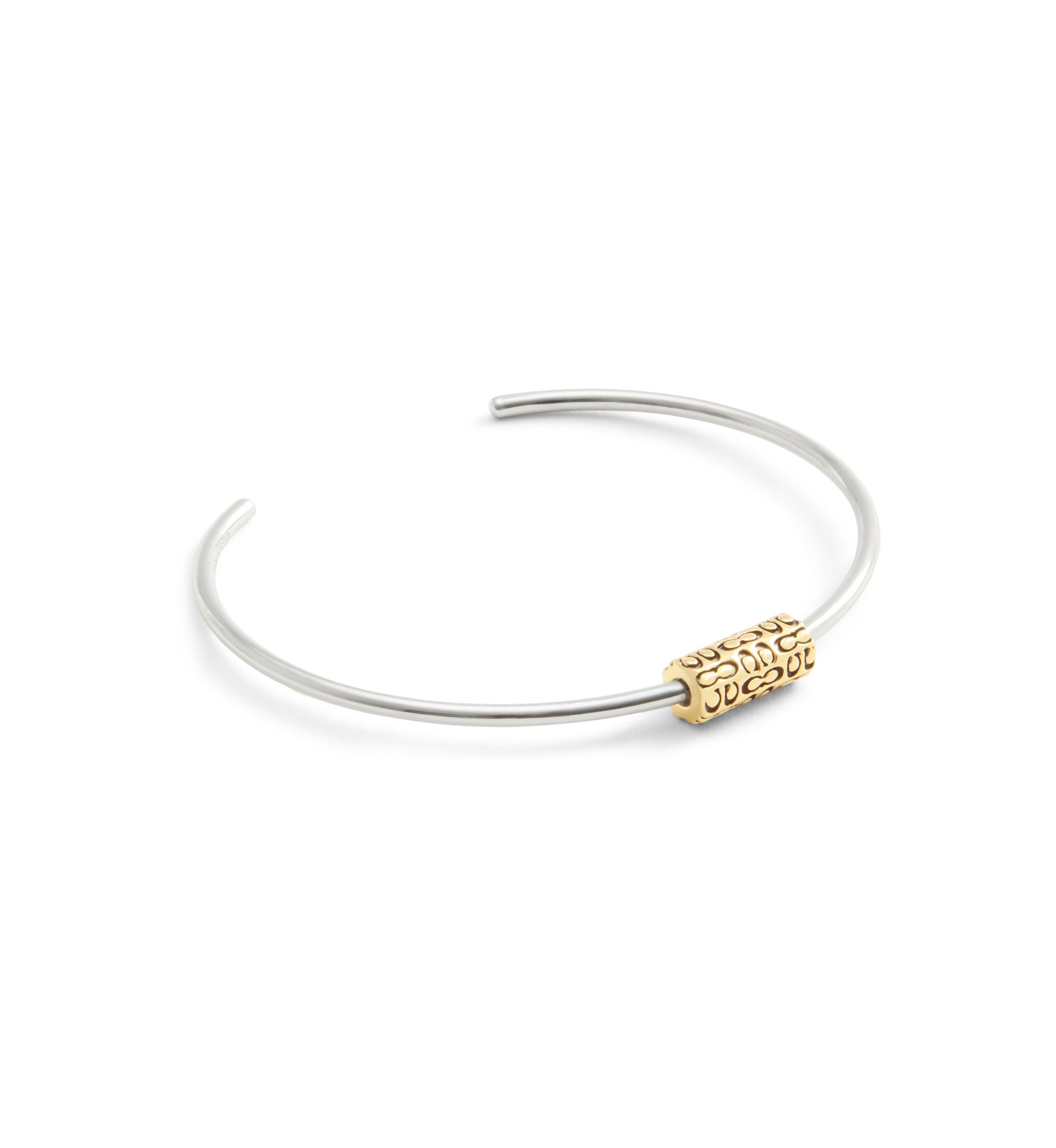 Signature Quilted Tube Cuff Bracelet