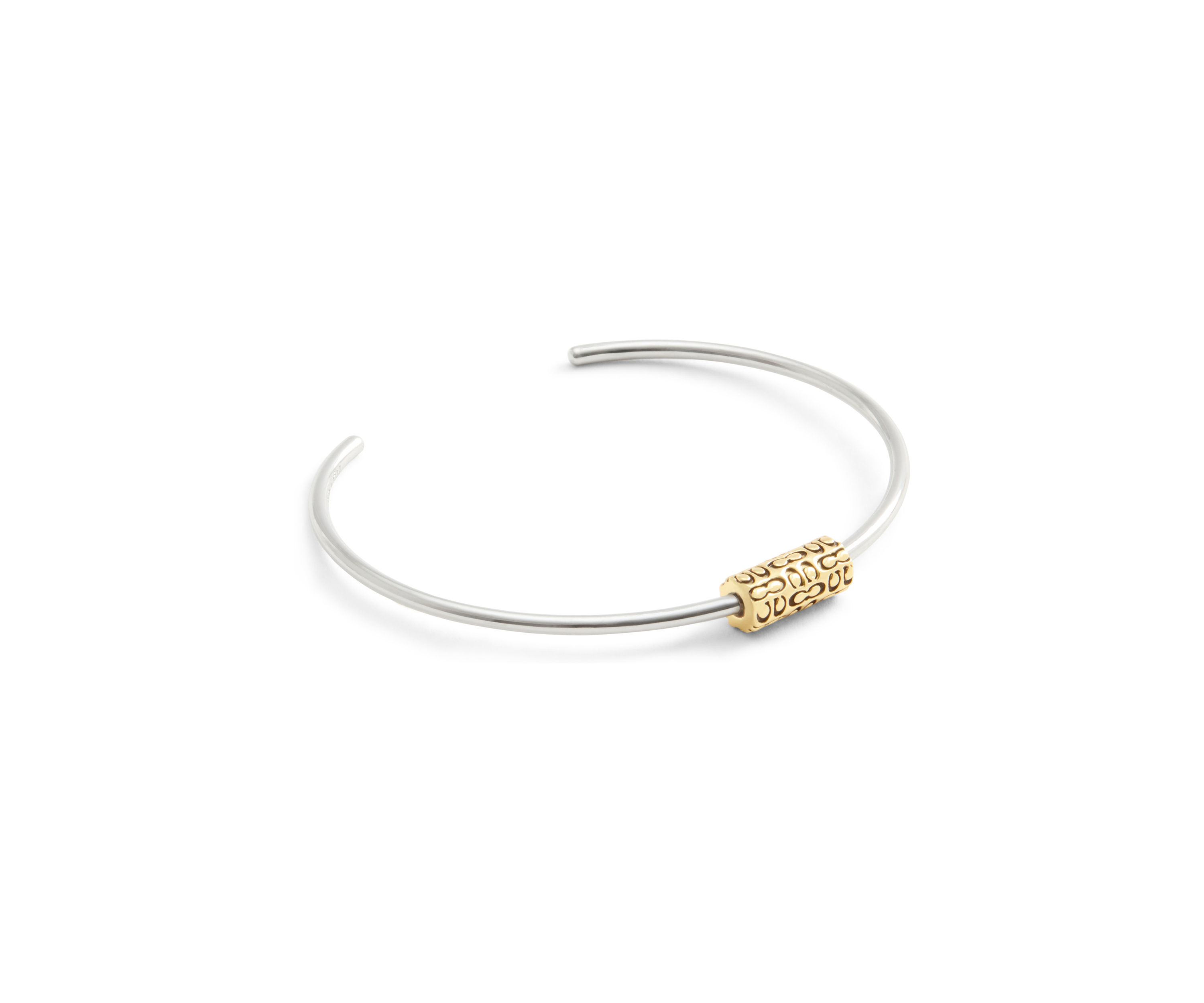 Signature Quilted Tube Cuff Bracelet