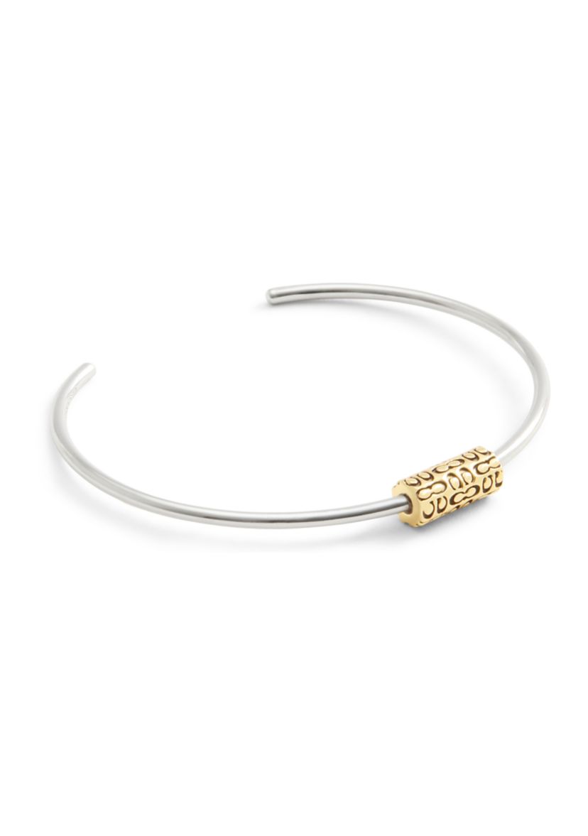 Signature Quilted Tube Cuff Bracelet