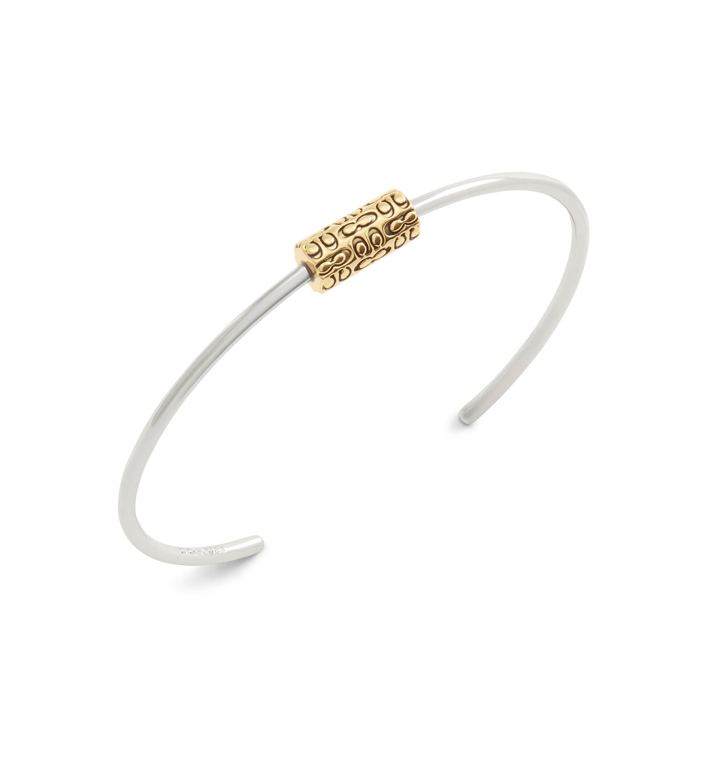 Signature Quilted Tube Cuff Bracelet
