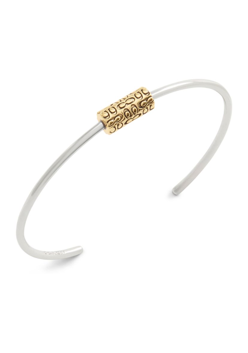 Signature Quilted Tube Cuff Bracelet