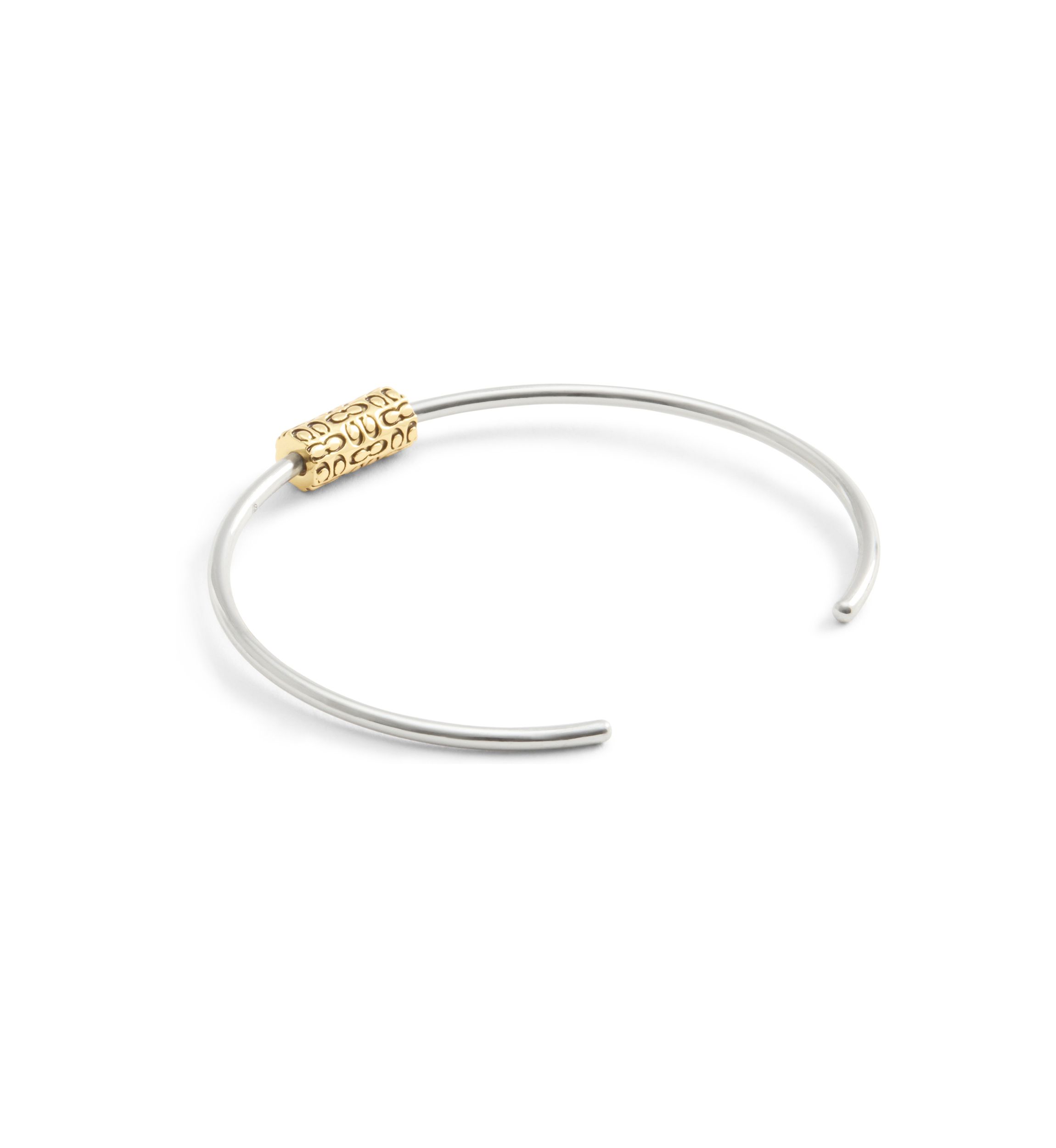 Signature Quilted Tube Cuff Bracelet