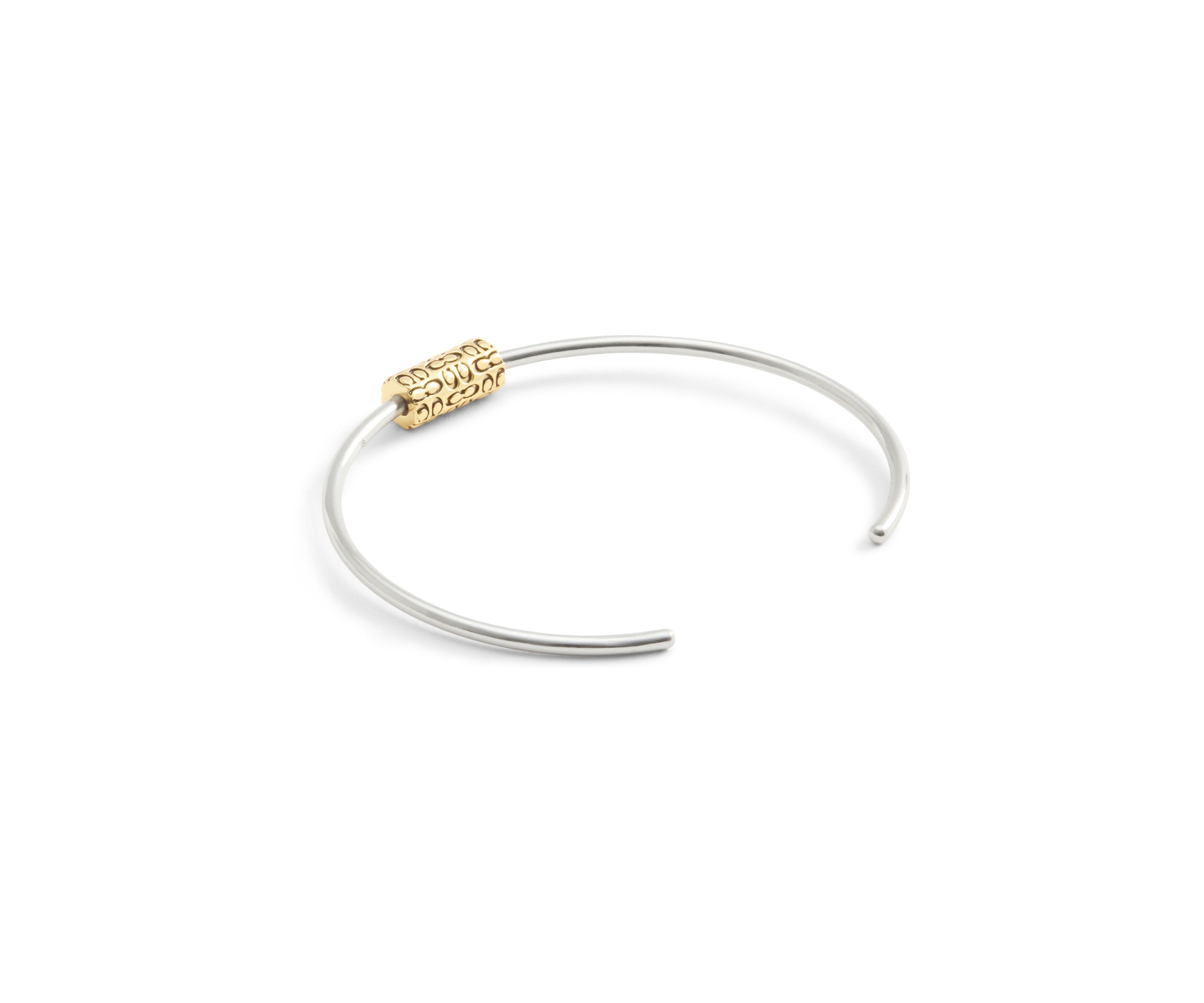 Signature Quilted Tube Cuff Bracelet