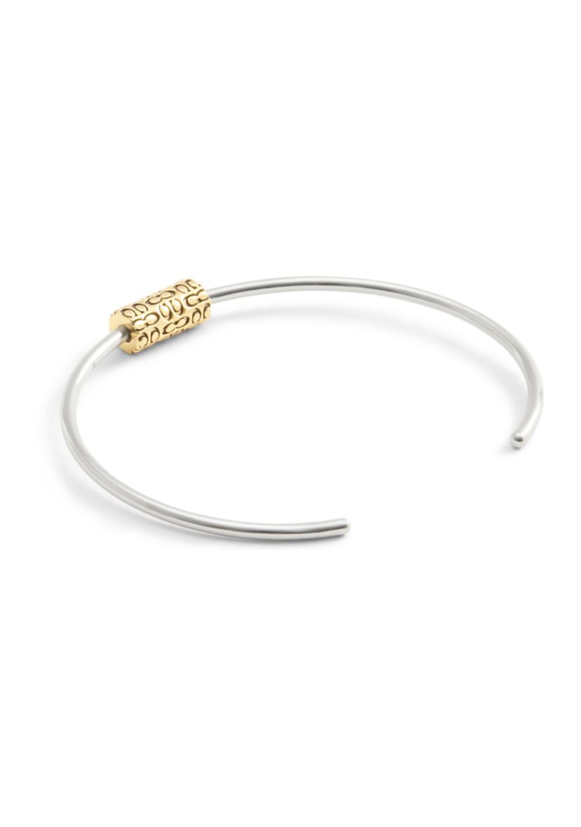 Signature Quilted Tube Cuff Bracelet