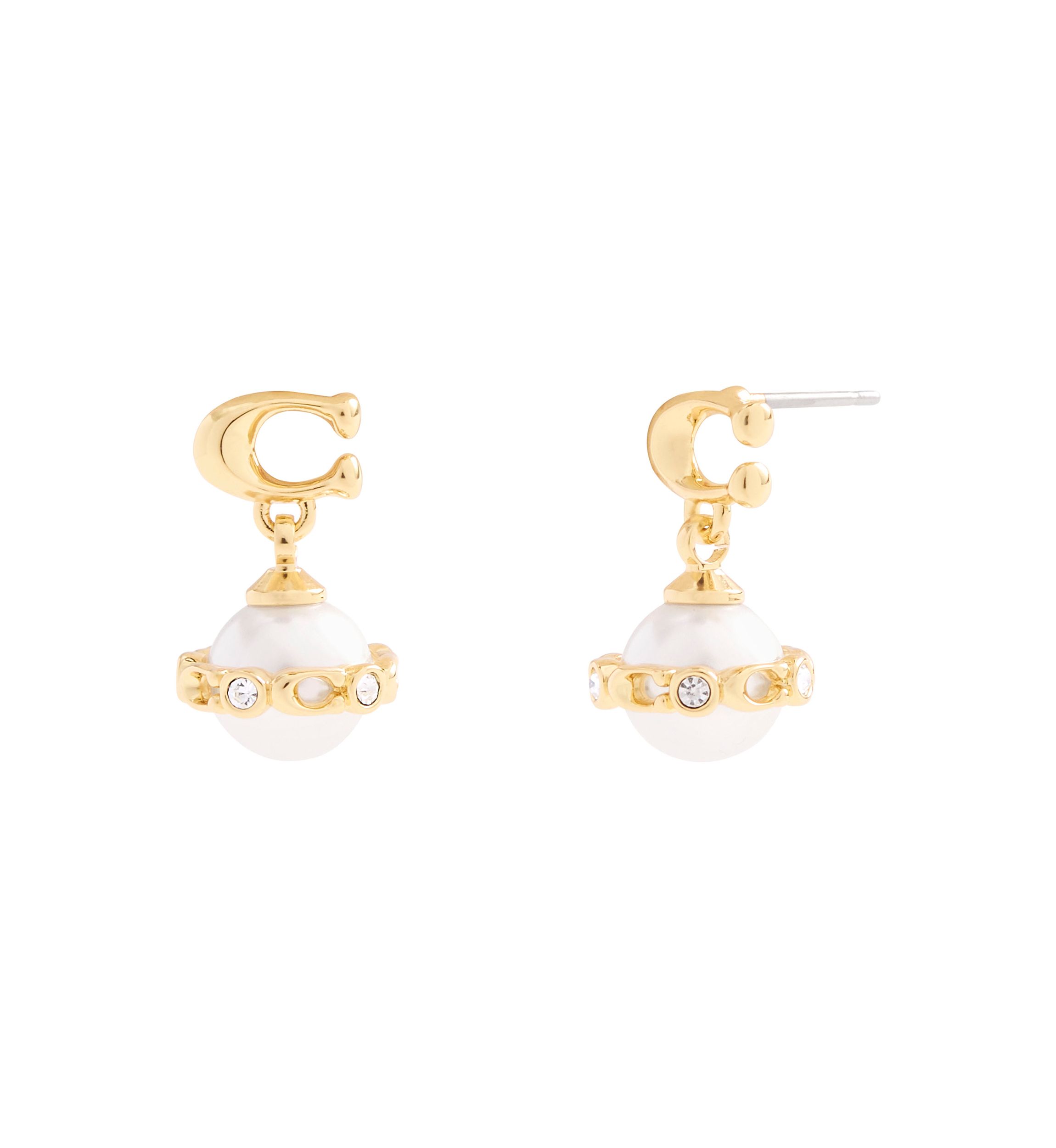 Signature Pearl Orb Drop Earrings