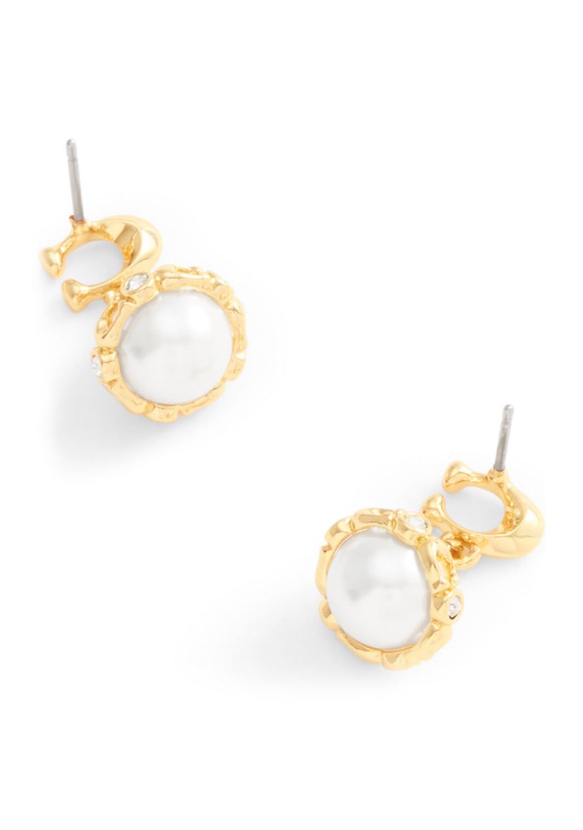 Signature Pearl Orb Drop Earrings