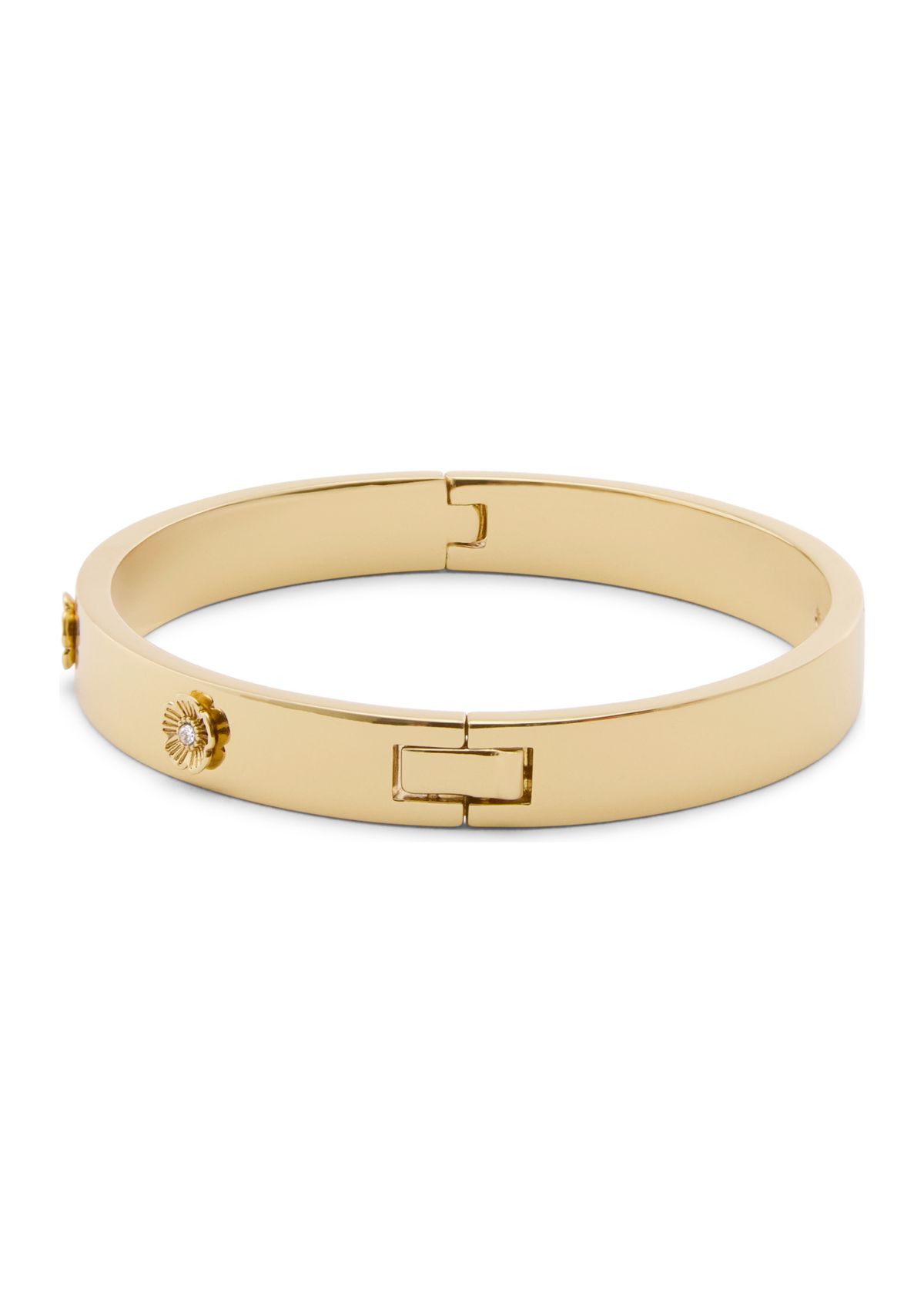 Signature Tea Rose Enamel Bangle Bracelet
