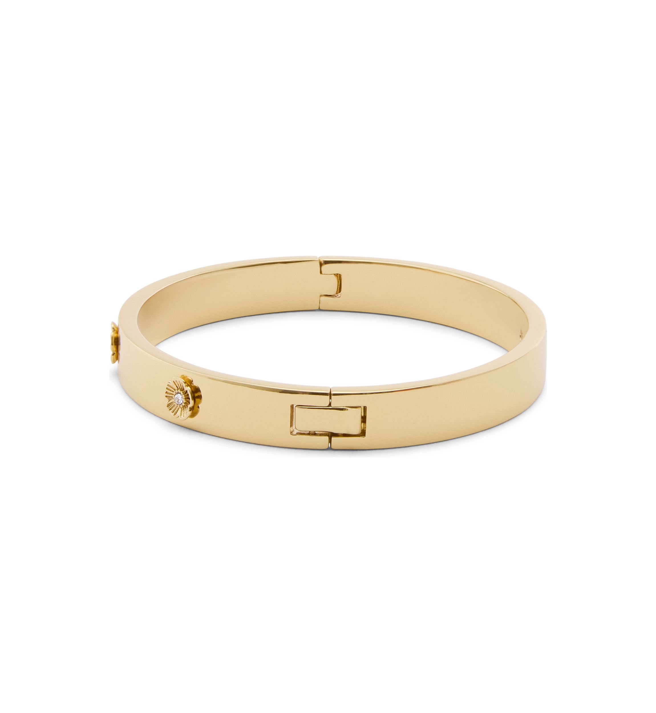Signature Tea Rose Enamel Bangle Bracelet