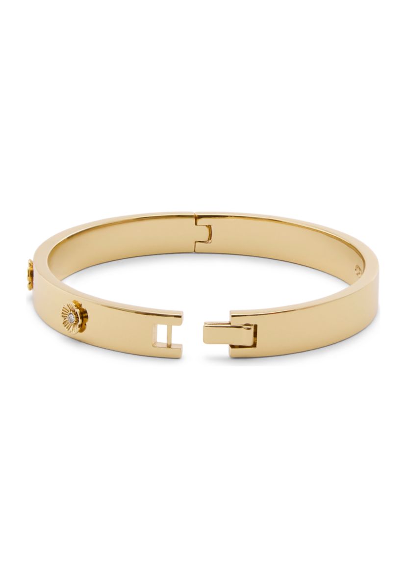 Signature Tea Rose Enamel Bangle Bracelet
