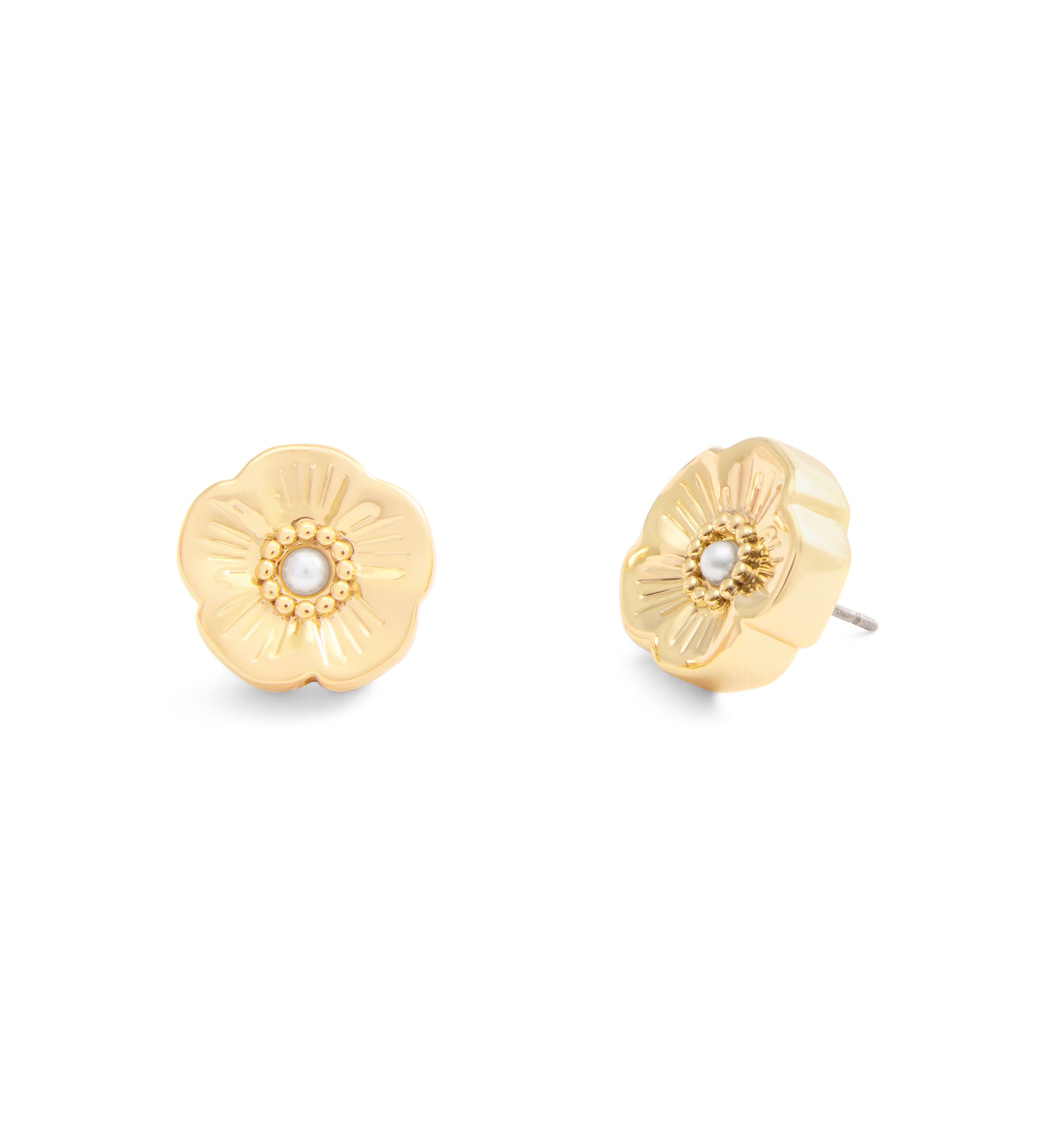 Signature Heritage Tea Rose Stud Earrings