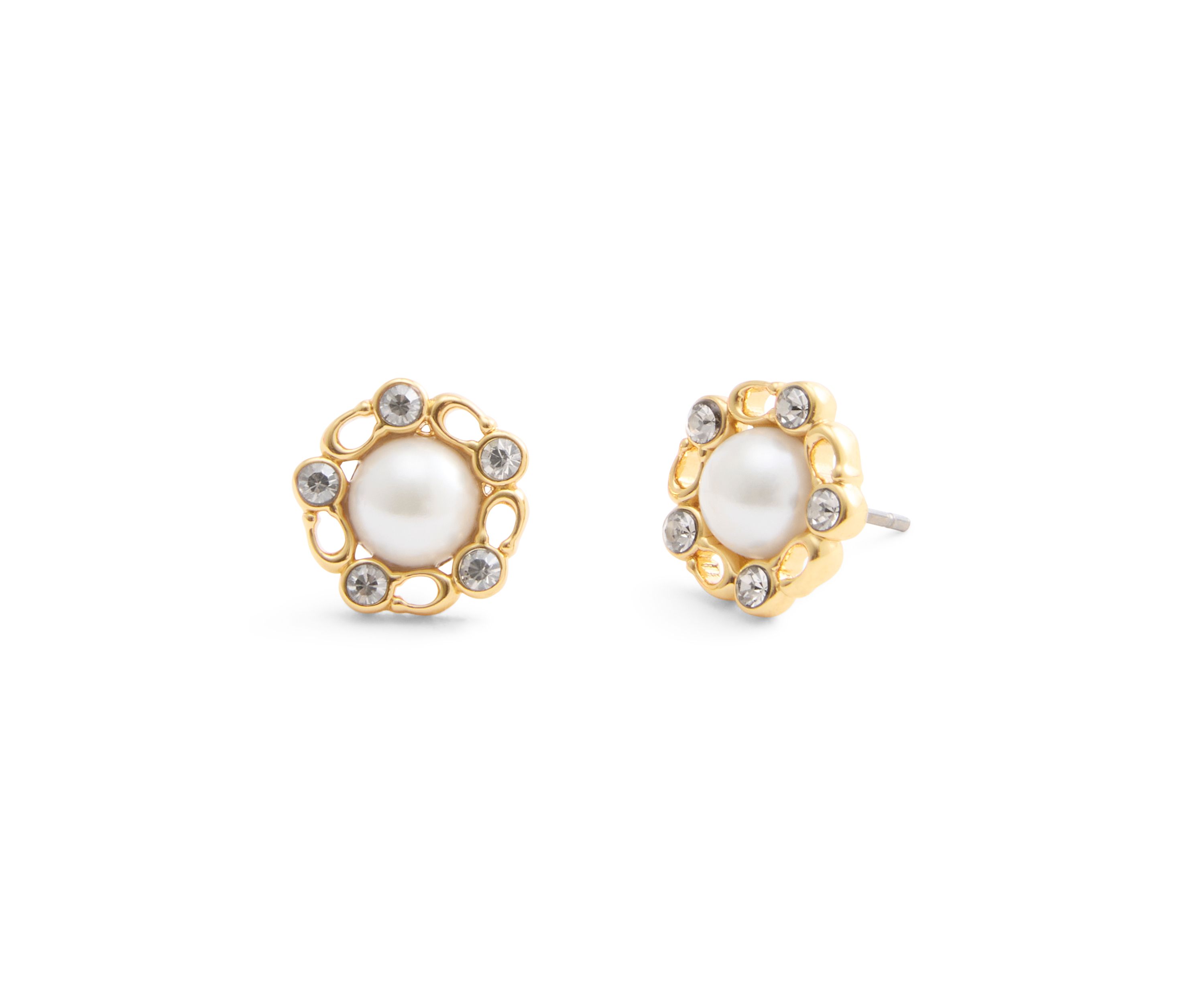 Signature Heritage Pearl Stud Earrings