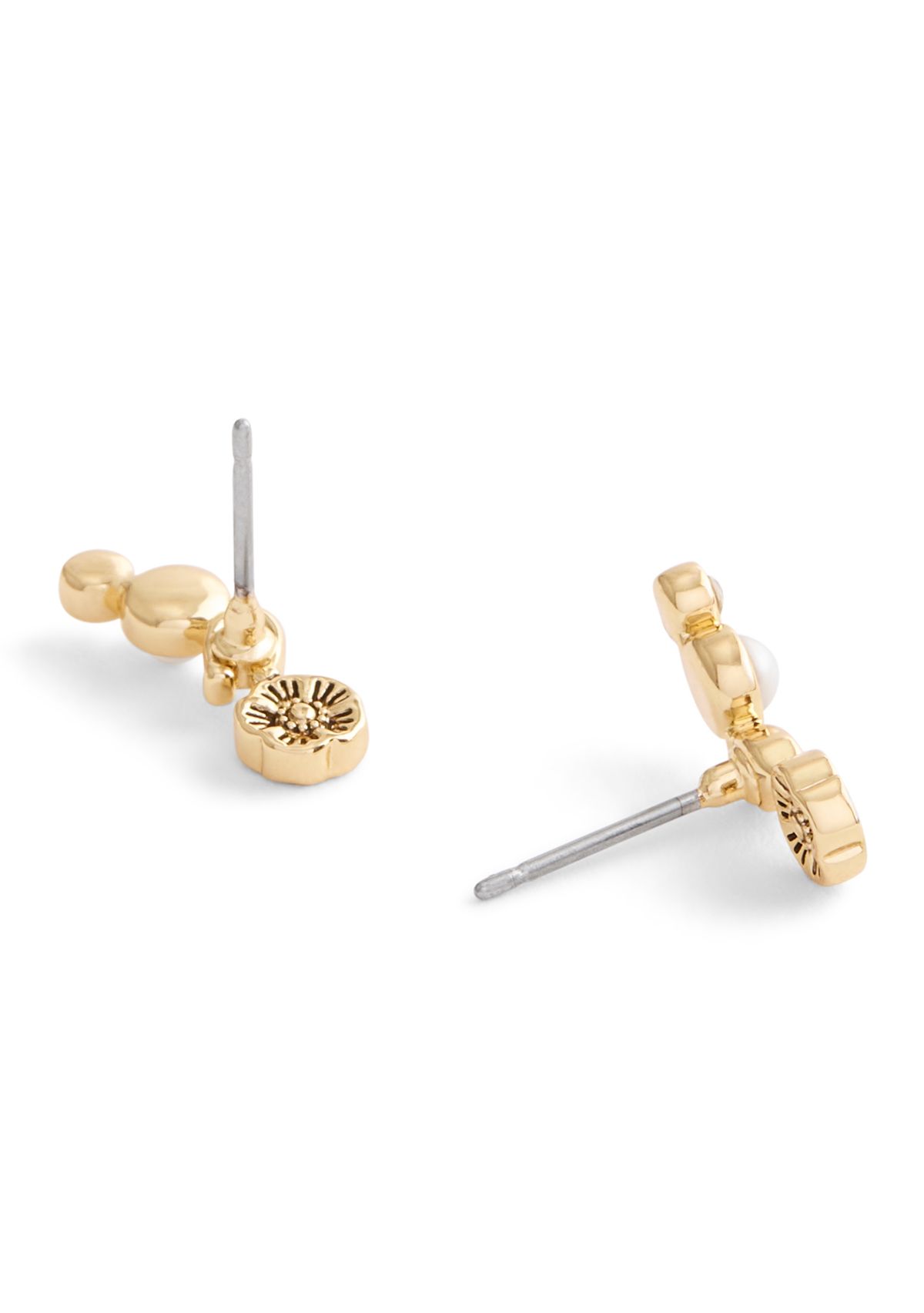 Signature Heritage Pearl Crawler Earrings