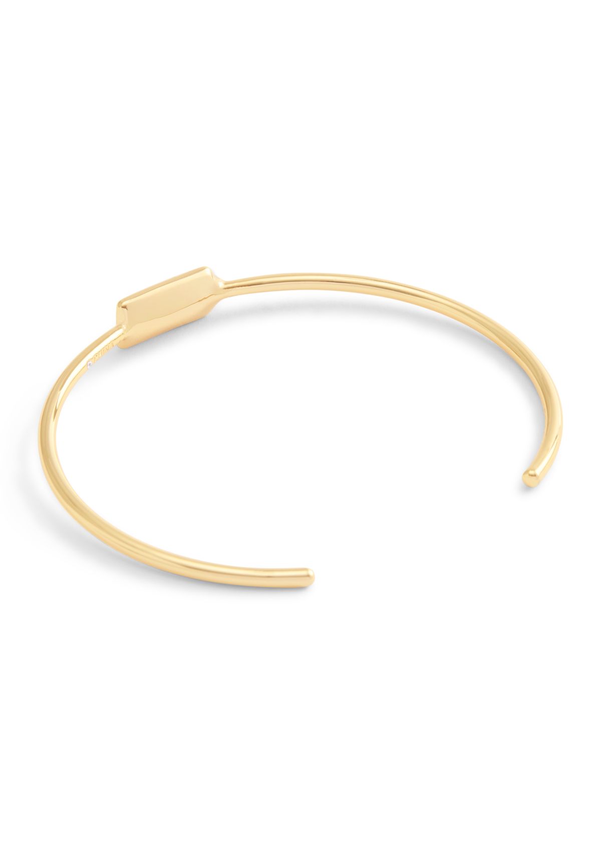 Signature Hangtag Thin Cuff Bracelet