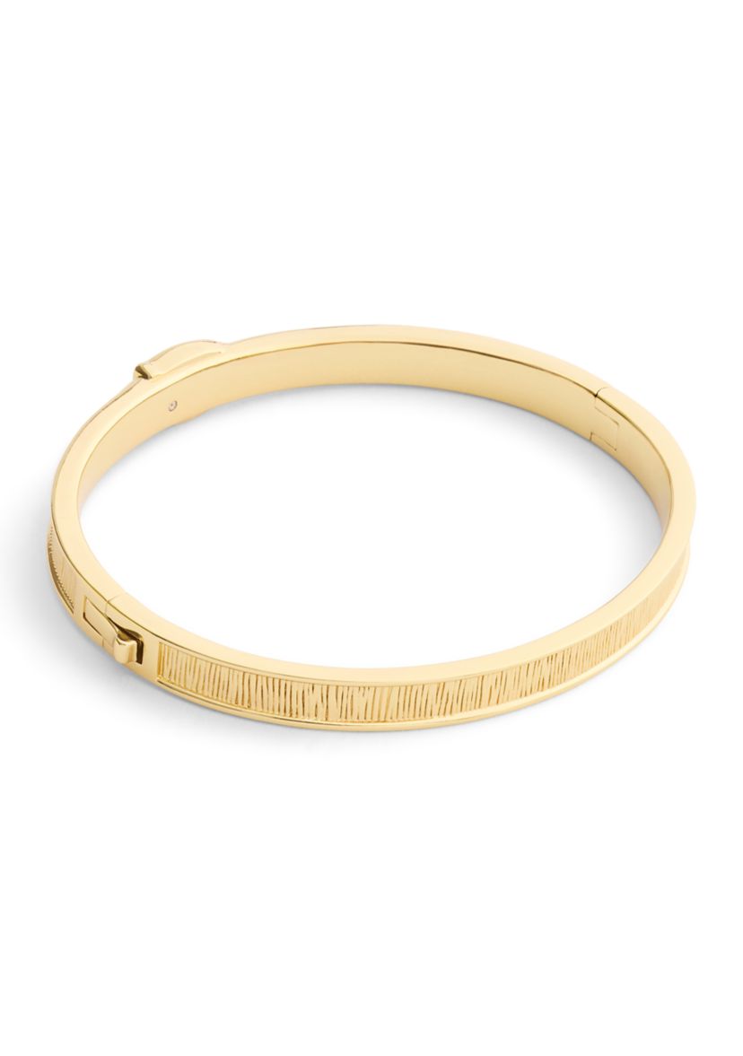 COACH Signature C Buckle Bangle Bracelet | Belk
