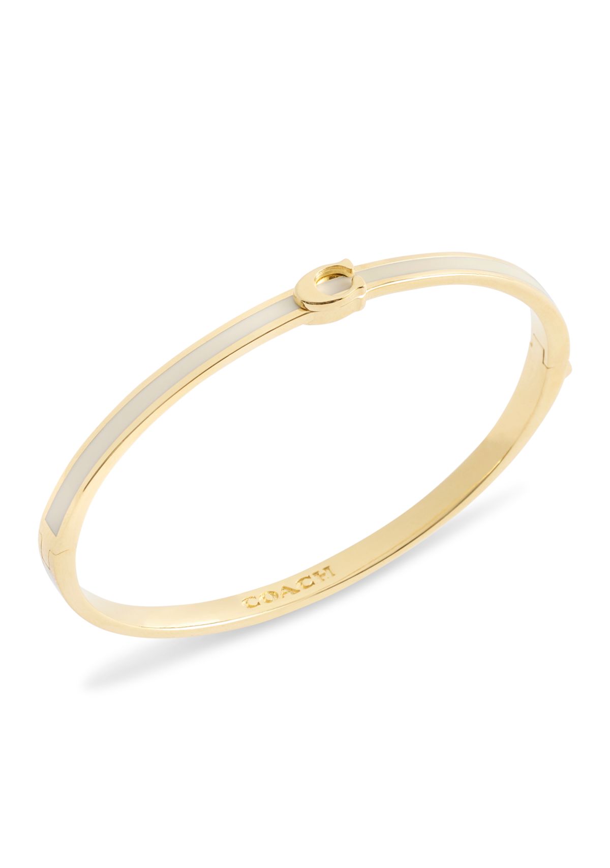 Signature C Enamel Bangle Bracelet