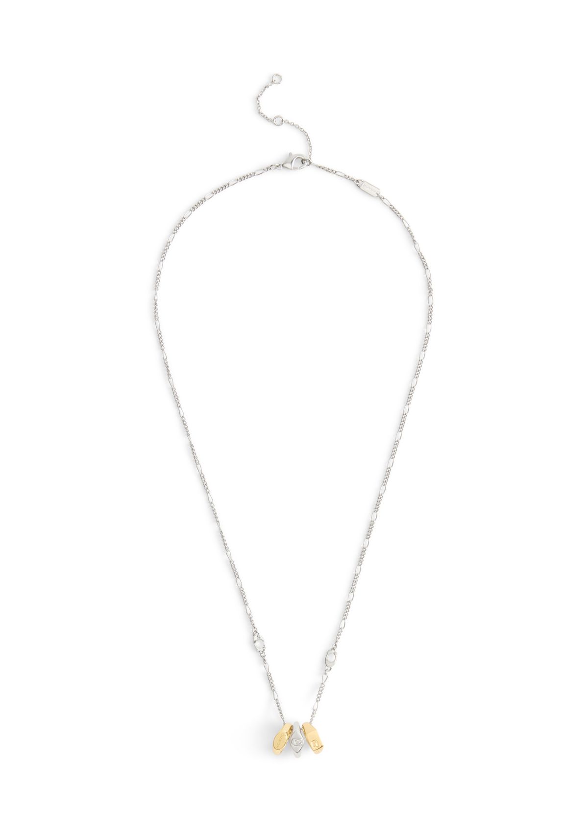 Signature Signet Rondelle Pendant Necklace