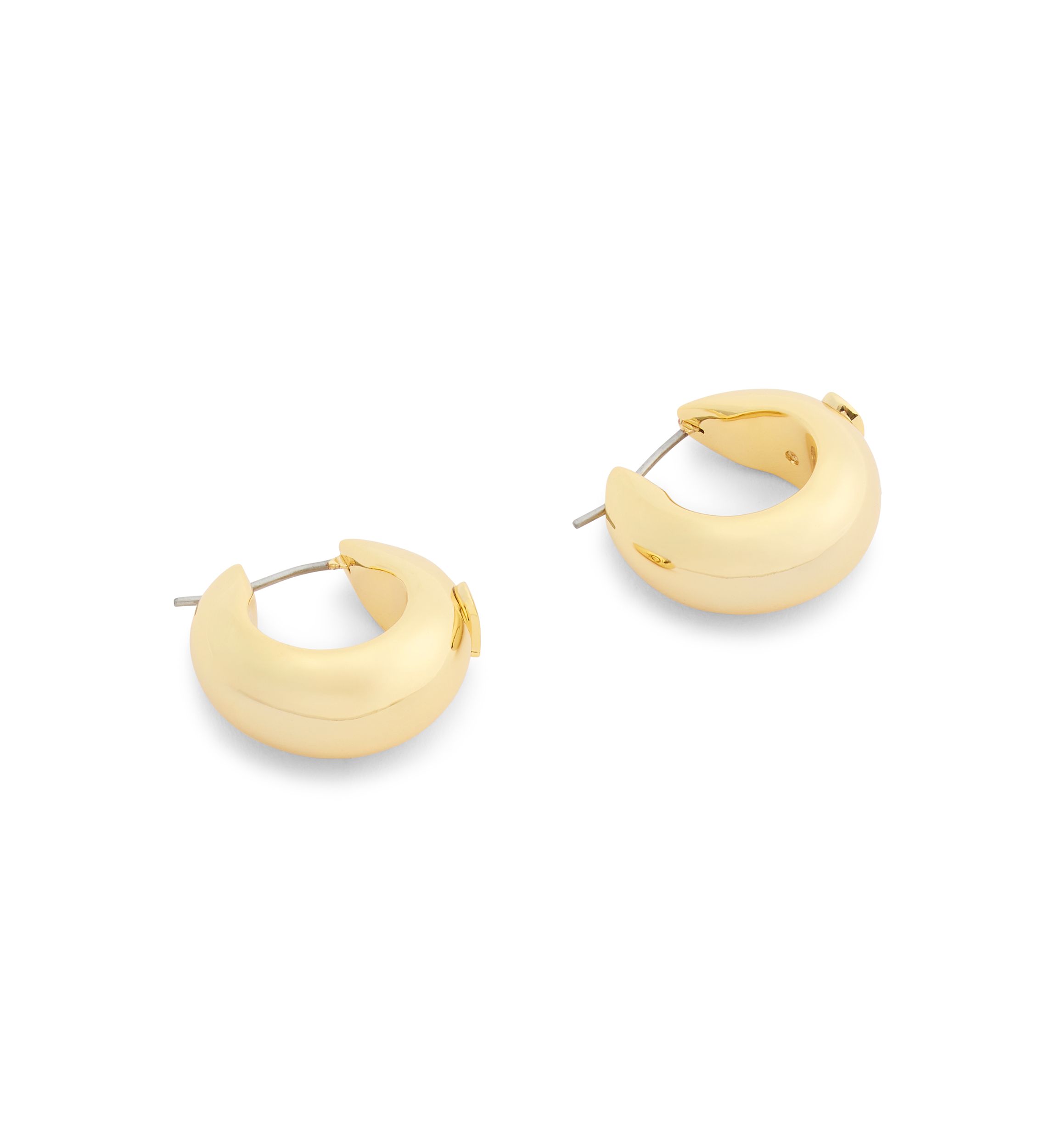 C Sculpted Hoop Earrings
