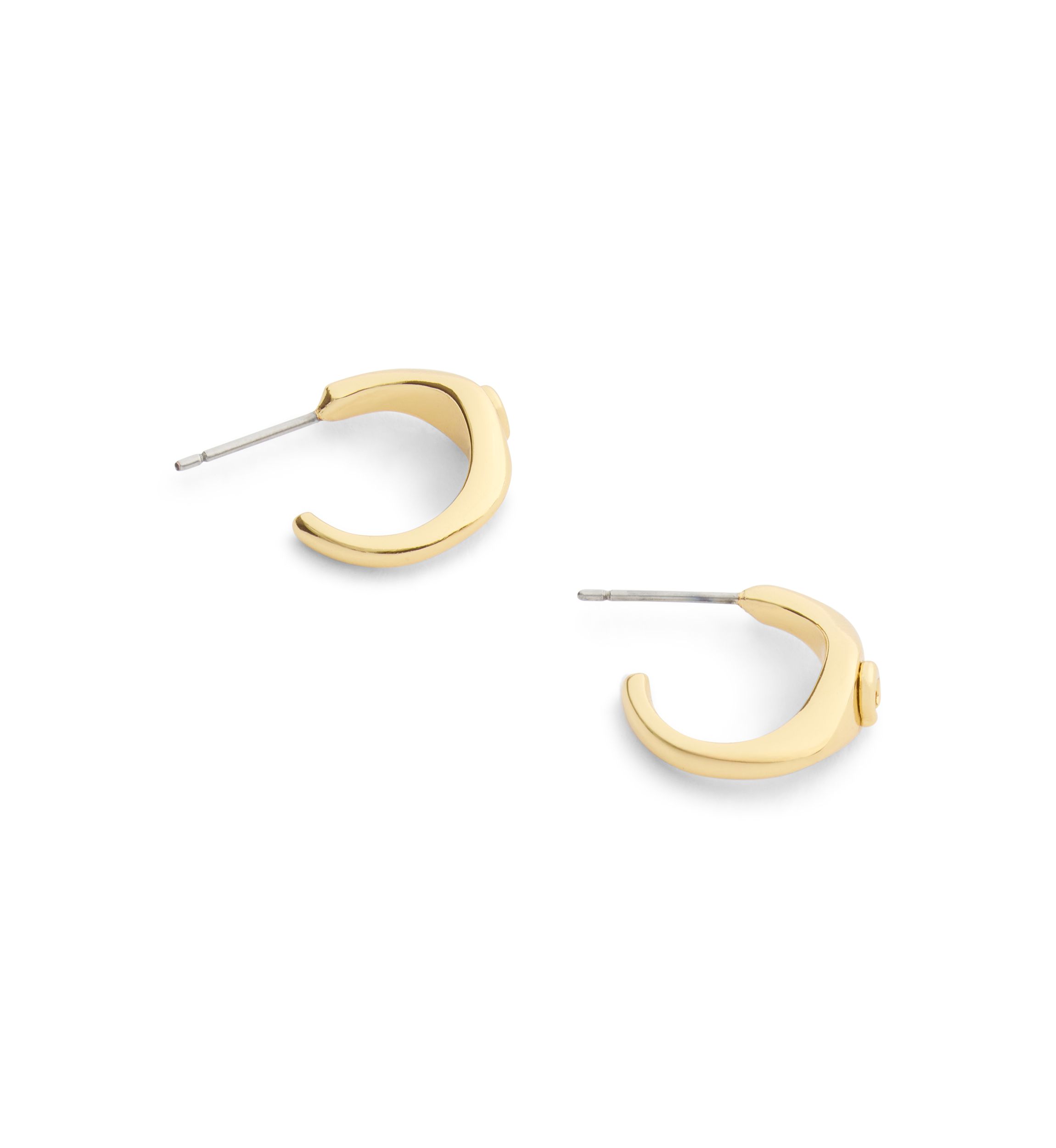 Signature Signet Huggie Earrings