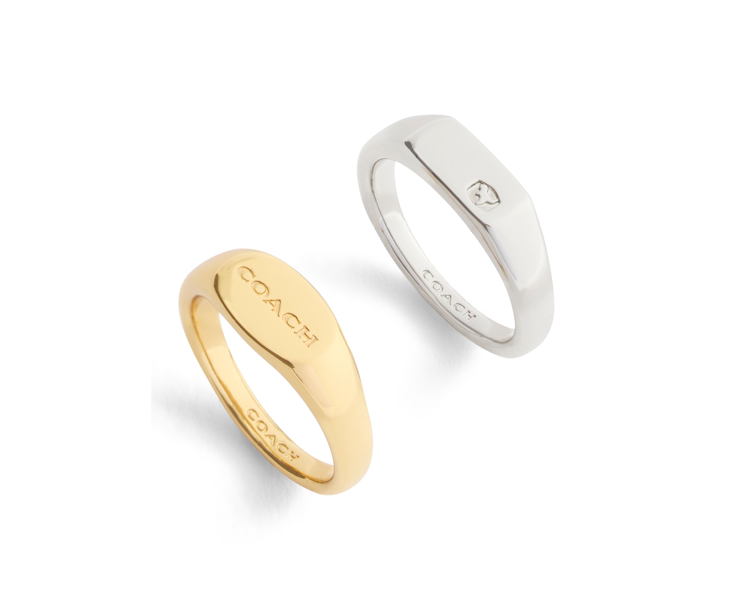 Signature Signet Duo Ring Set