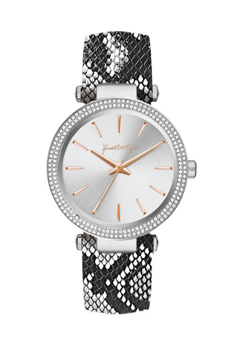KENDALL + KYLIE Silver Tone Analog Watch with