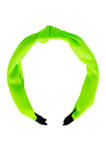 Lime Green Knotted Headband 