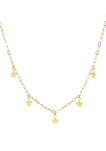 Gold Star Charm Delicate Necklace 