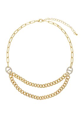 Belk Gold Tone Necklace 16 in