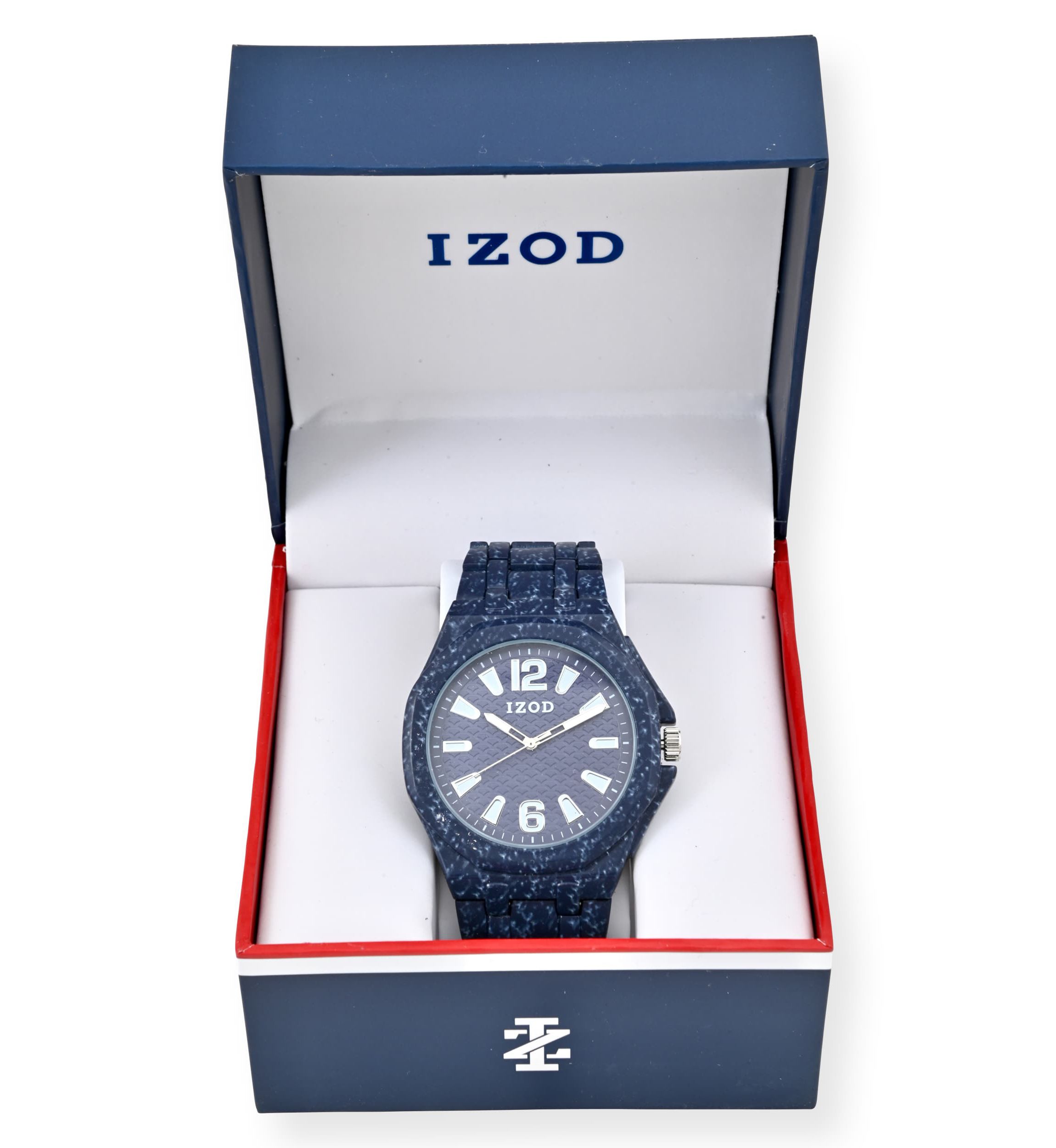 IZOD Adult Mens Analog Watch in Blue Model# IZO50025