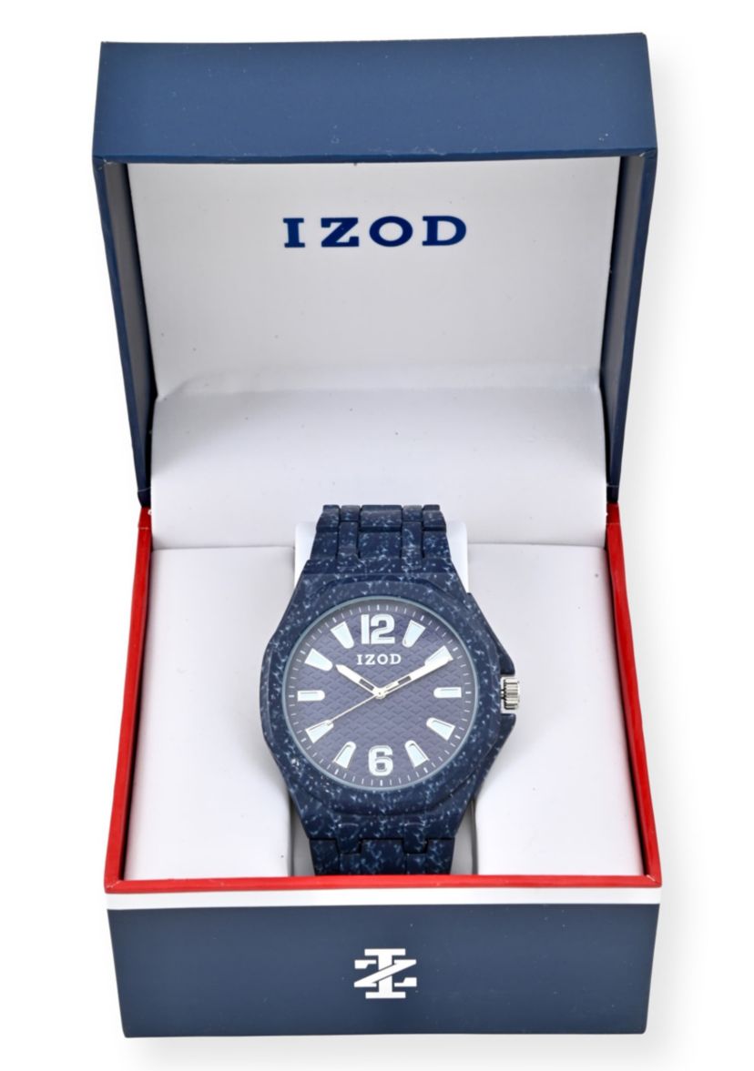 IZOD Adult Mens Analog Watch in Blue Model# IZO50025