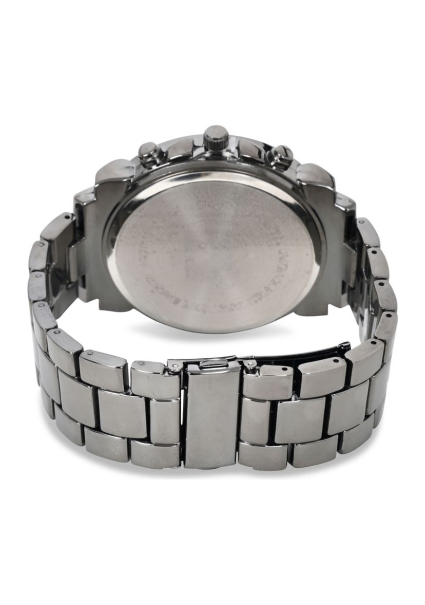 IZOD Mens Black Bracelet Watch