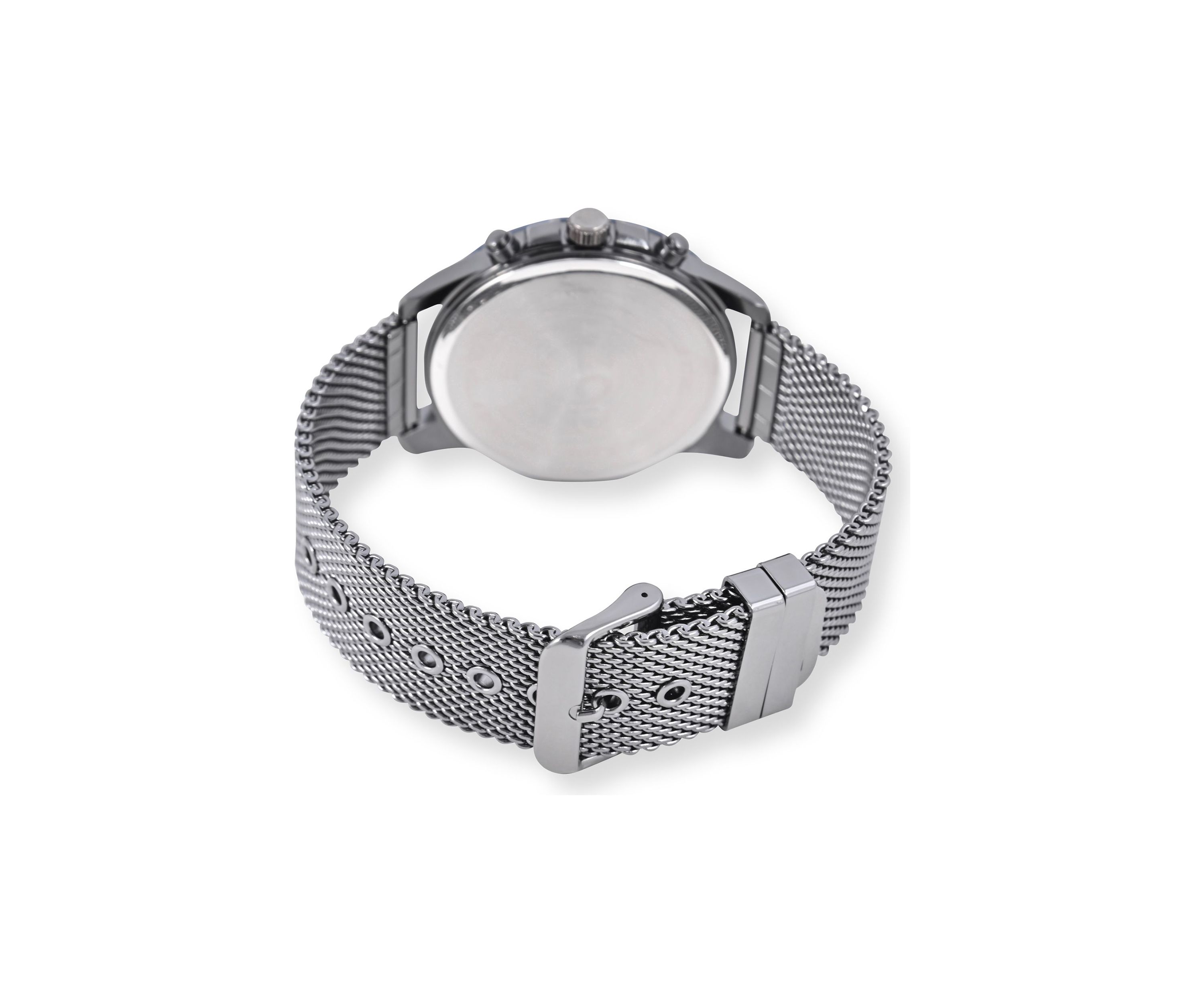 IZOD Gunmetal Mesh Sport Bracelet Watch