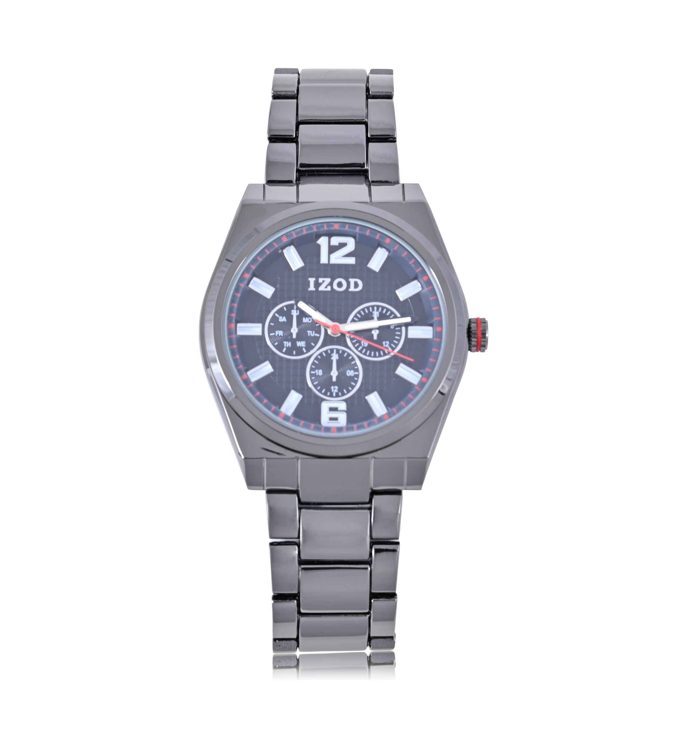 IZOD Gunmetal Bracelet Watch