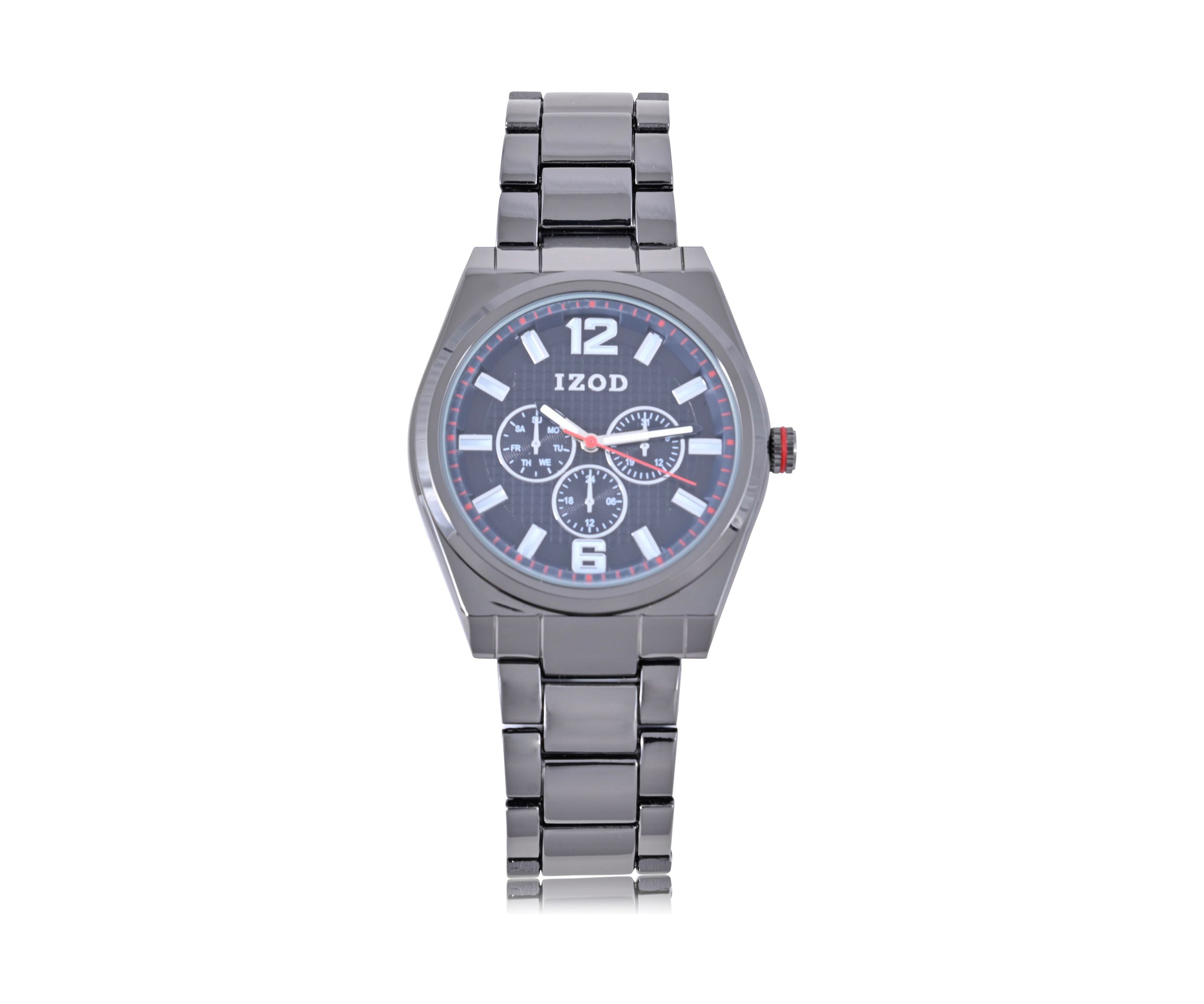 IZOD Gunmetal Bracelet Watch