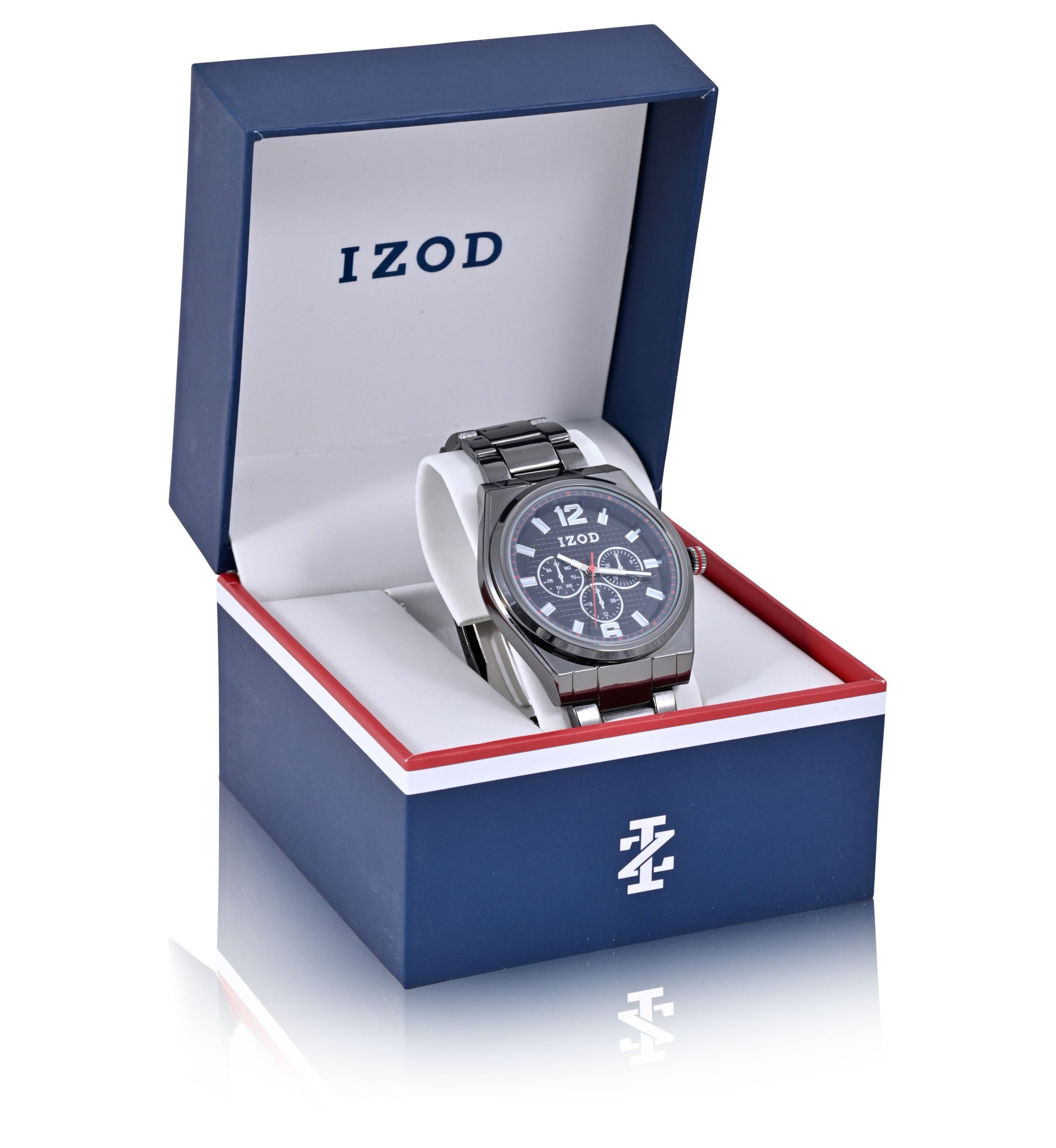 IZOD Gunmetal Bracelet Watch
