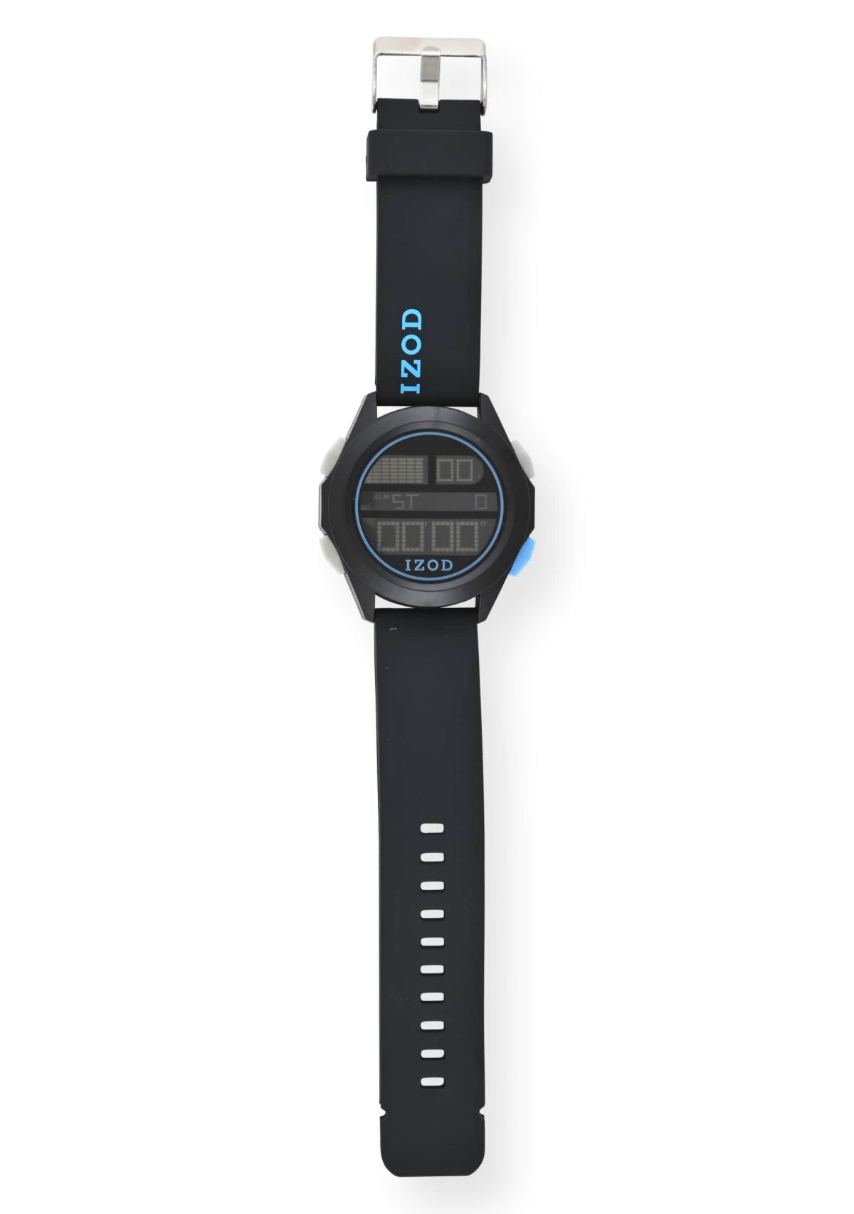 IZOD Adult Mens Digital Sports Watch in Black Model# IZO7053