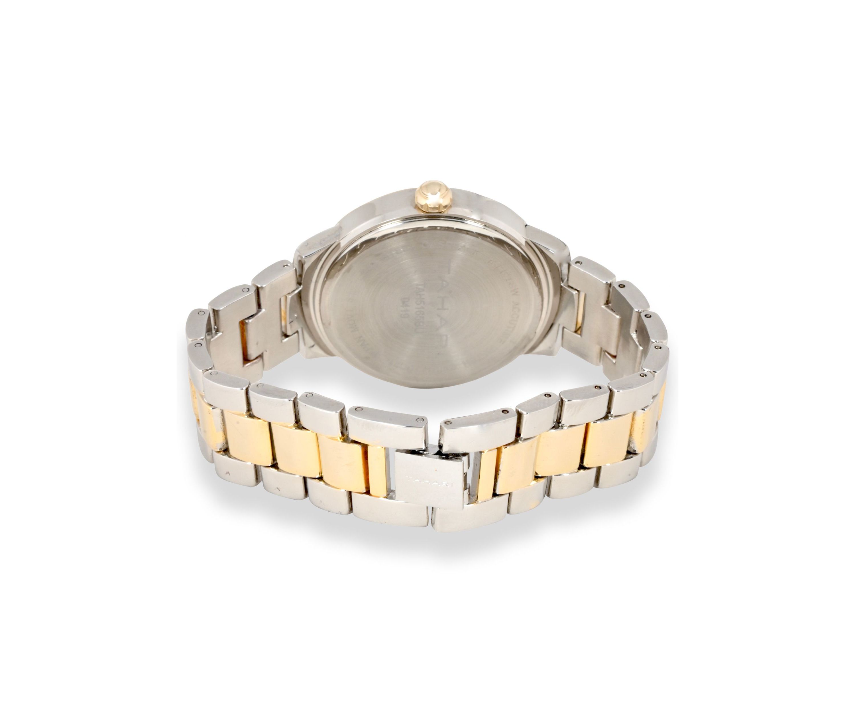 TAHARI Ladies Two Tone Bracelet Watch