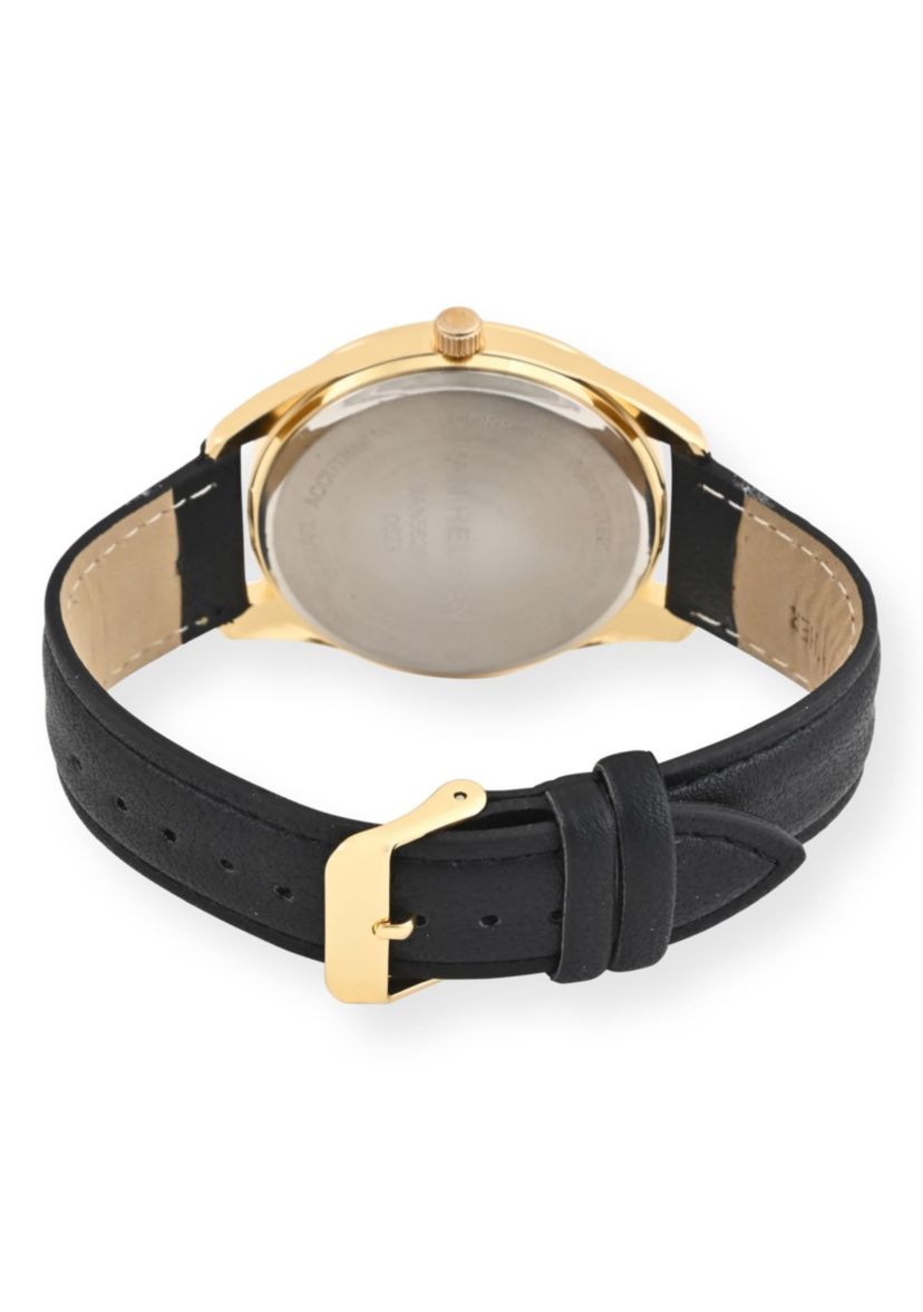 Van Heusen Van Heusen Adult Mens Analog Watch with Two-Tone Gold
